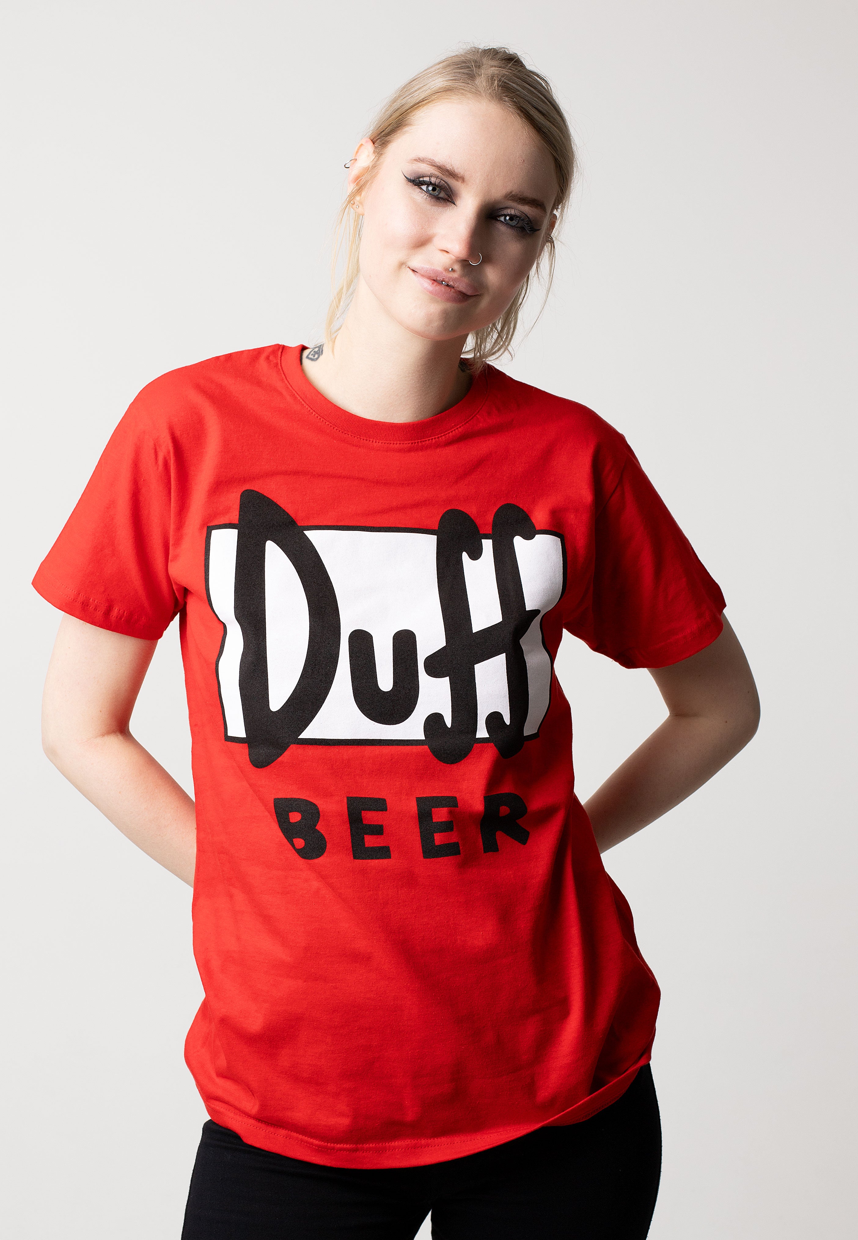 The Simpsons - Duff Red - T-Shirt Explore