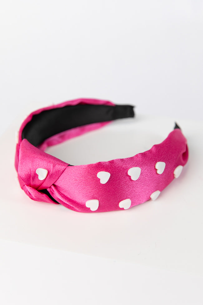 Pink Heart Headband FINAL SALE Discount Get To Buy