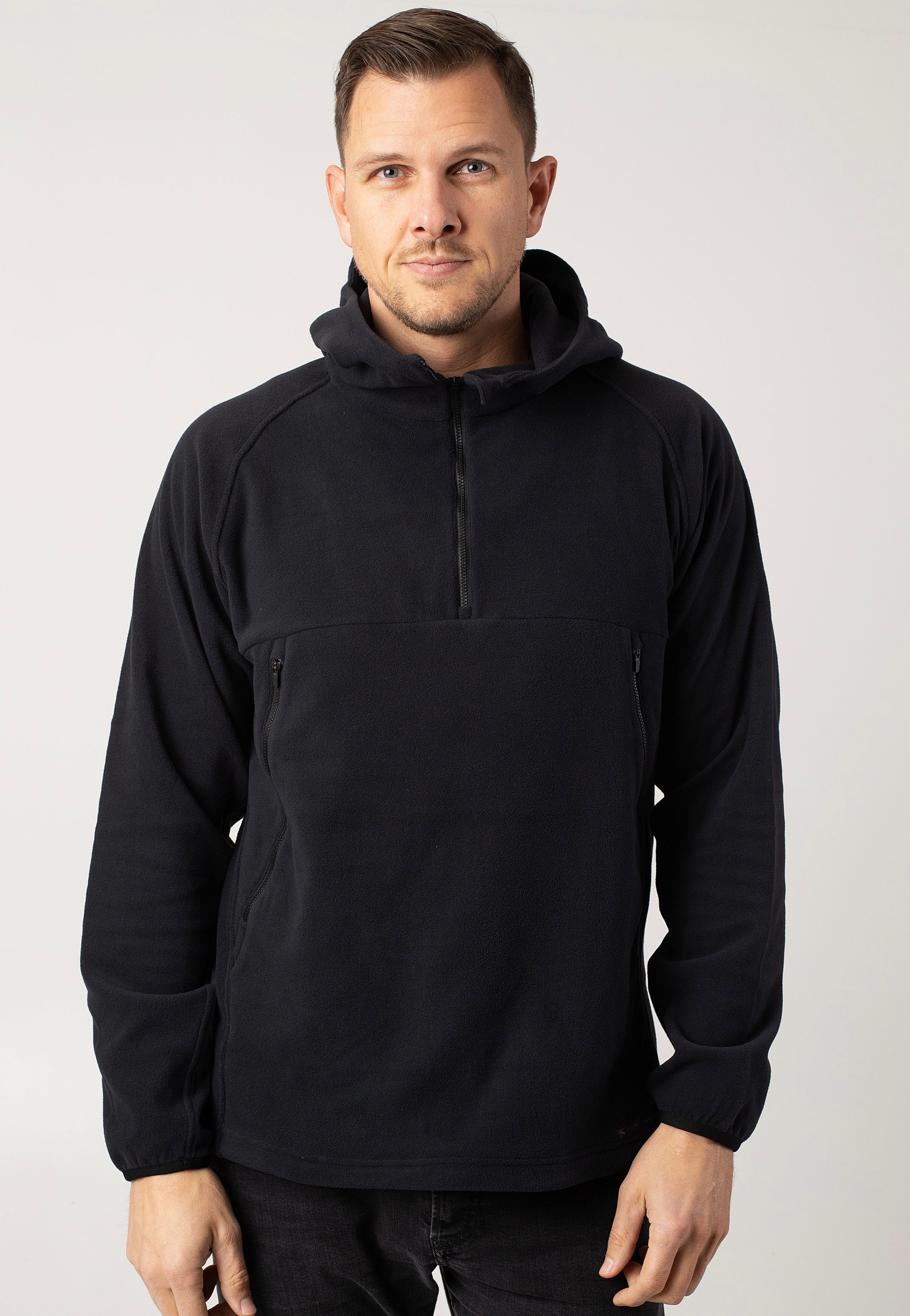 Snow Peak - Micro Fleece Half Zip Black - Hoodie Big Discount Online