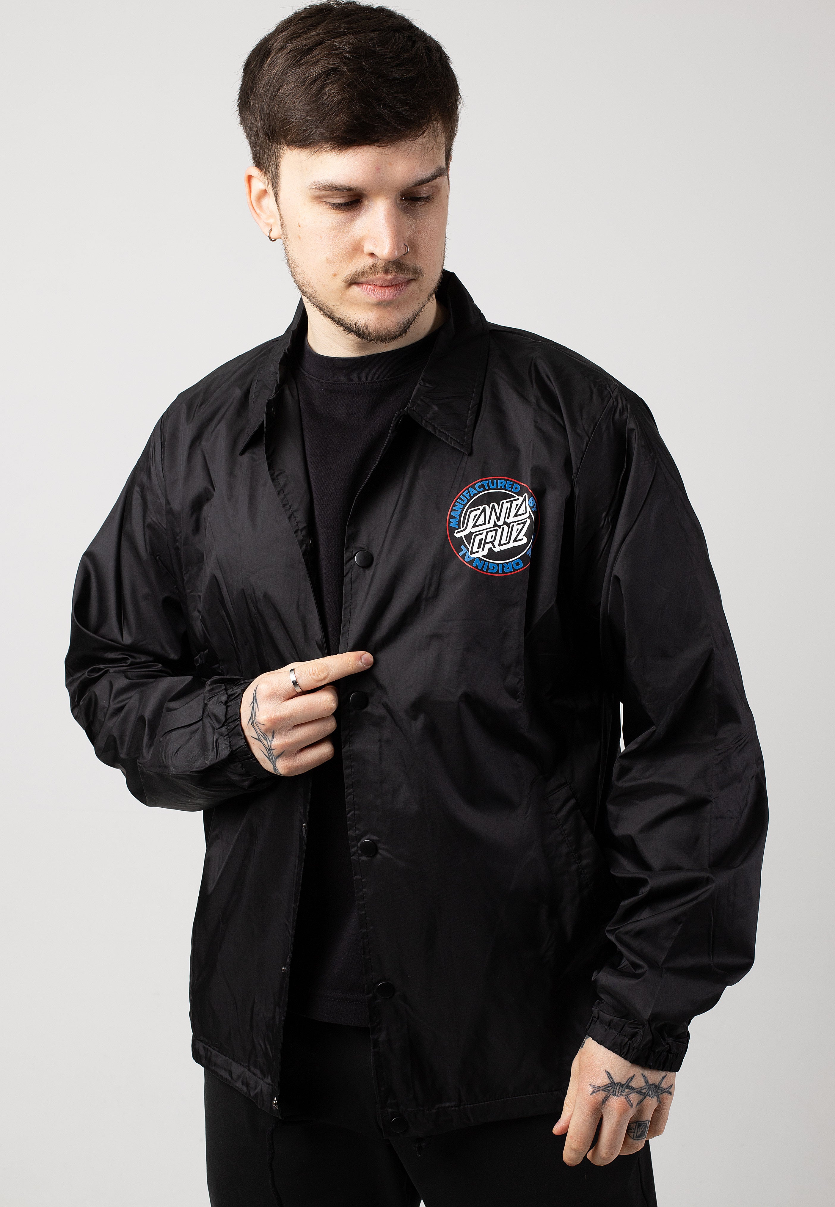 Santa Cruz - Natas Screaming Panther Black - Windbreaker Newest For Sale