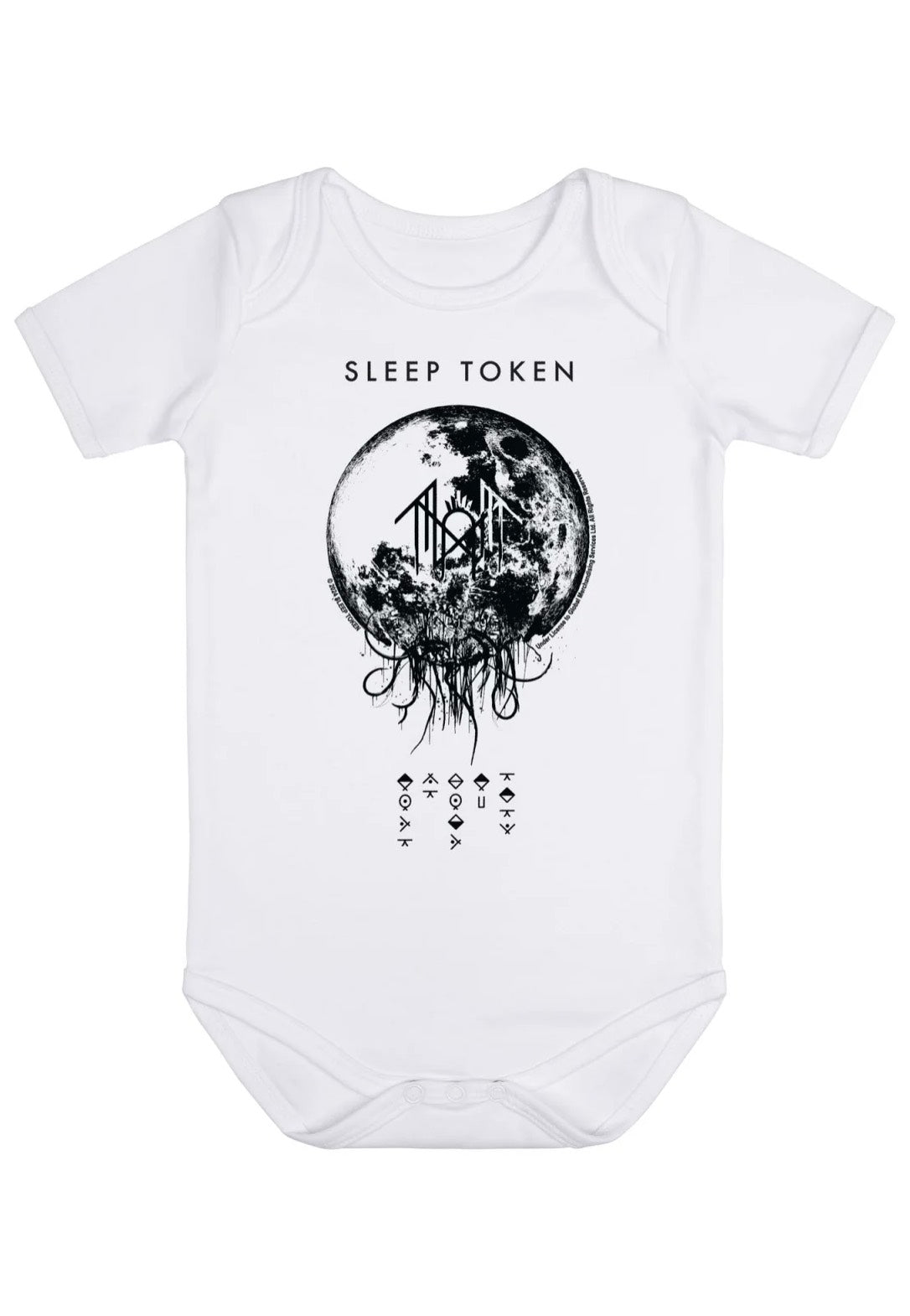 Sleep Token - Back To Eden White Babygrow - Bodysuit Perfect Sale Online