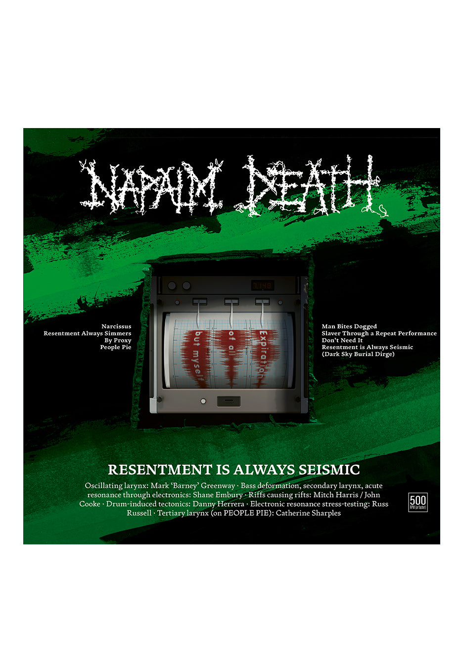 Napalm Death - Resentment Is Always Seismic - A Final Throw Of Throes Ltd. - Digipak CD Outlet Brand New Unisex