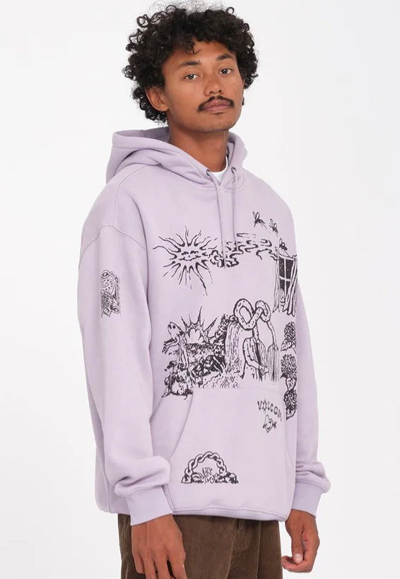 Volcom - Fa Keutchi 2 Light Purple - Hoodie Cheap Footlocker