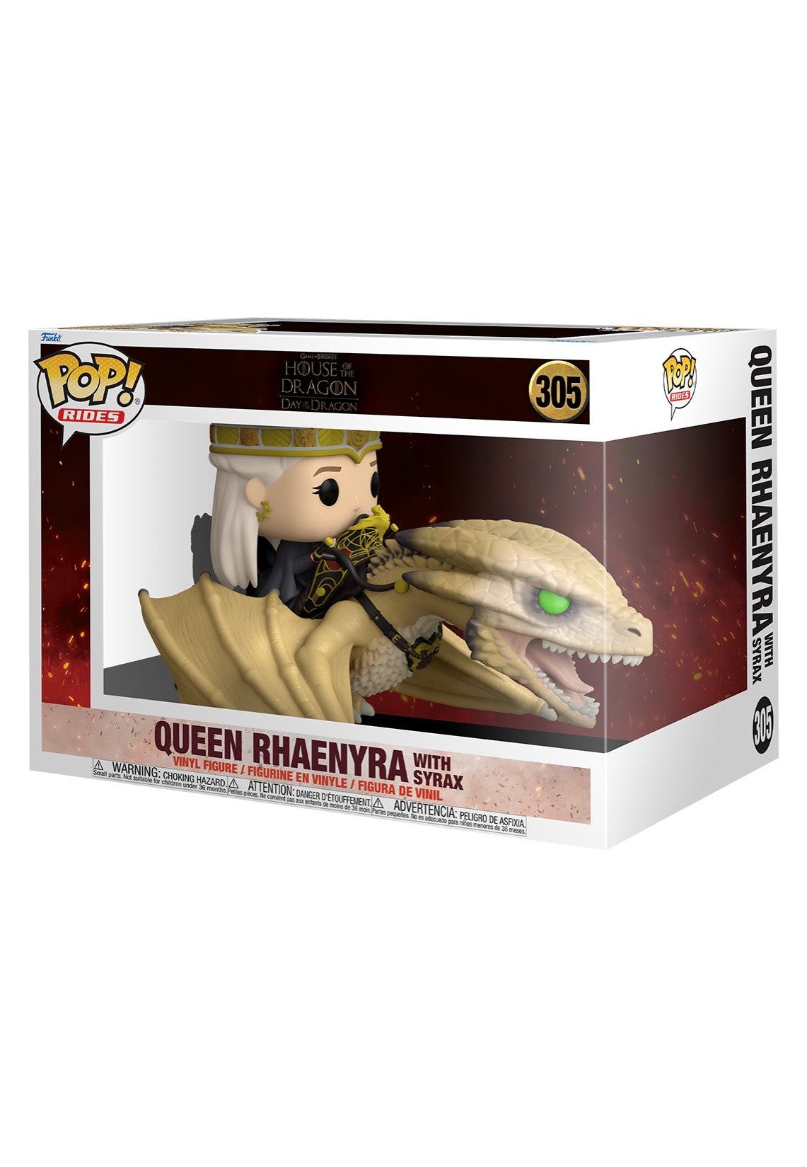 House Of The Dragon - Rhaenyra w/ Syrax POP! Rides Deluxe - Funko Pop Latest Sale Online