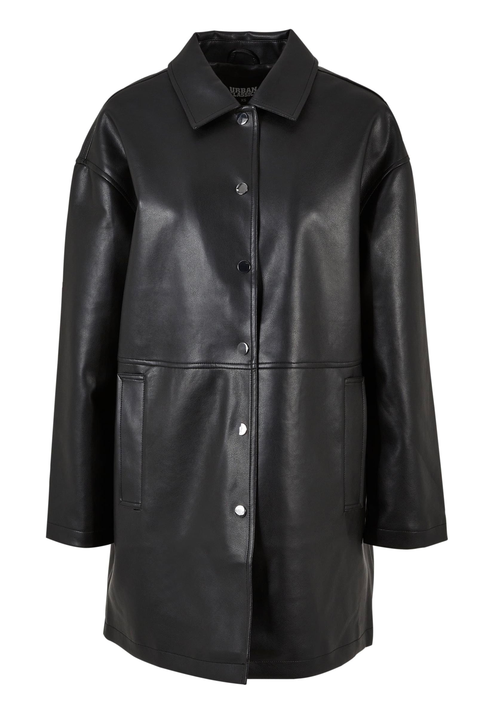 Urban Classics - Faux Leather Black - Leather Jacket Outlet Official