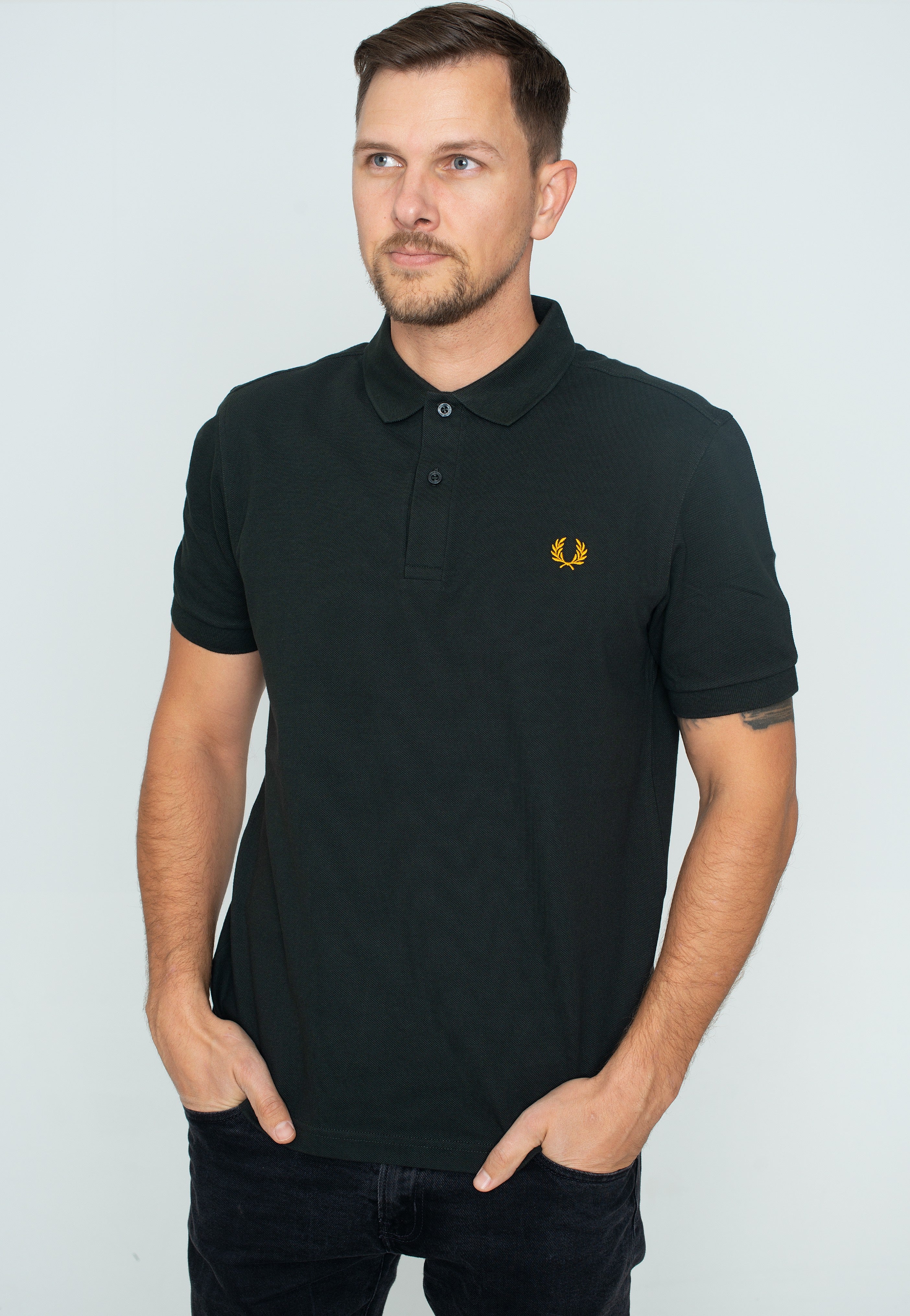 Fred Perry - Plain Night Green - Polo Shop Sale Online