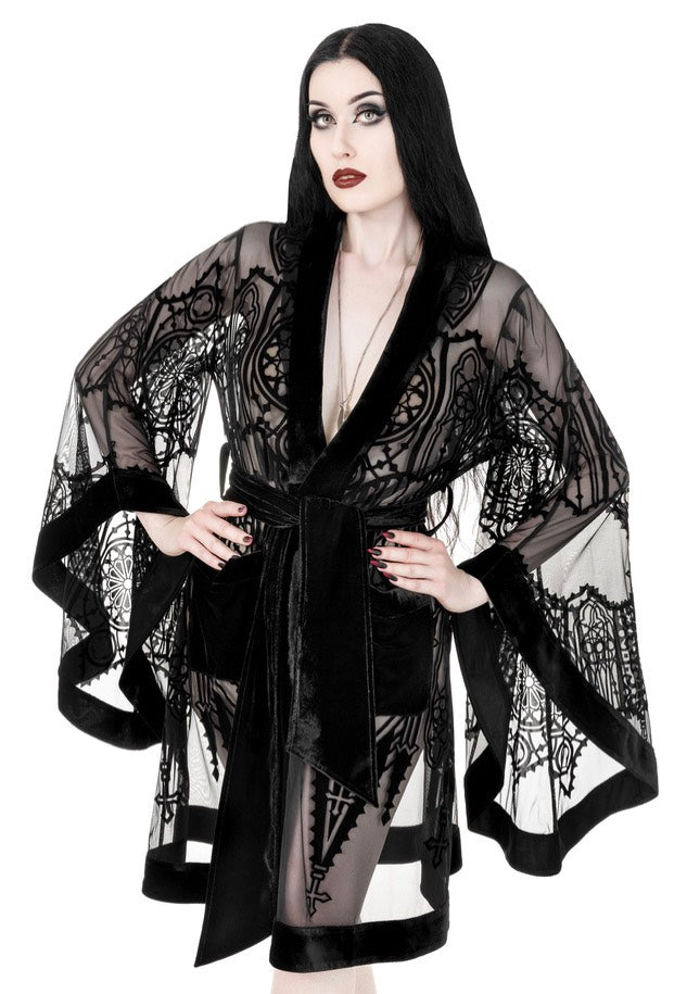 Restyle - Cathedralis Sheer Black - Cloak Buy Cheap With Credit Card