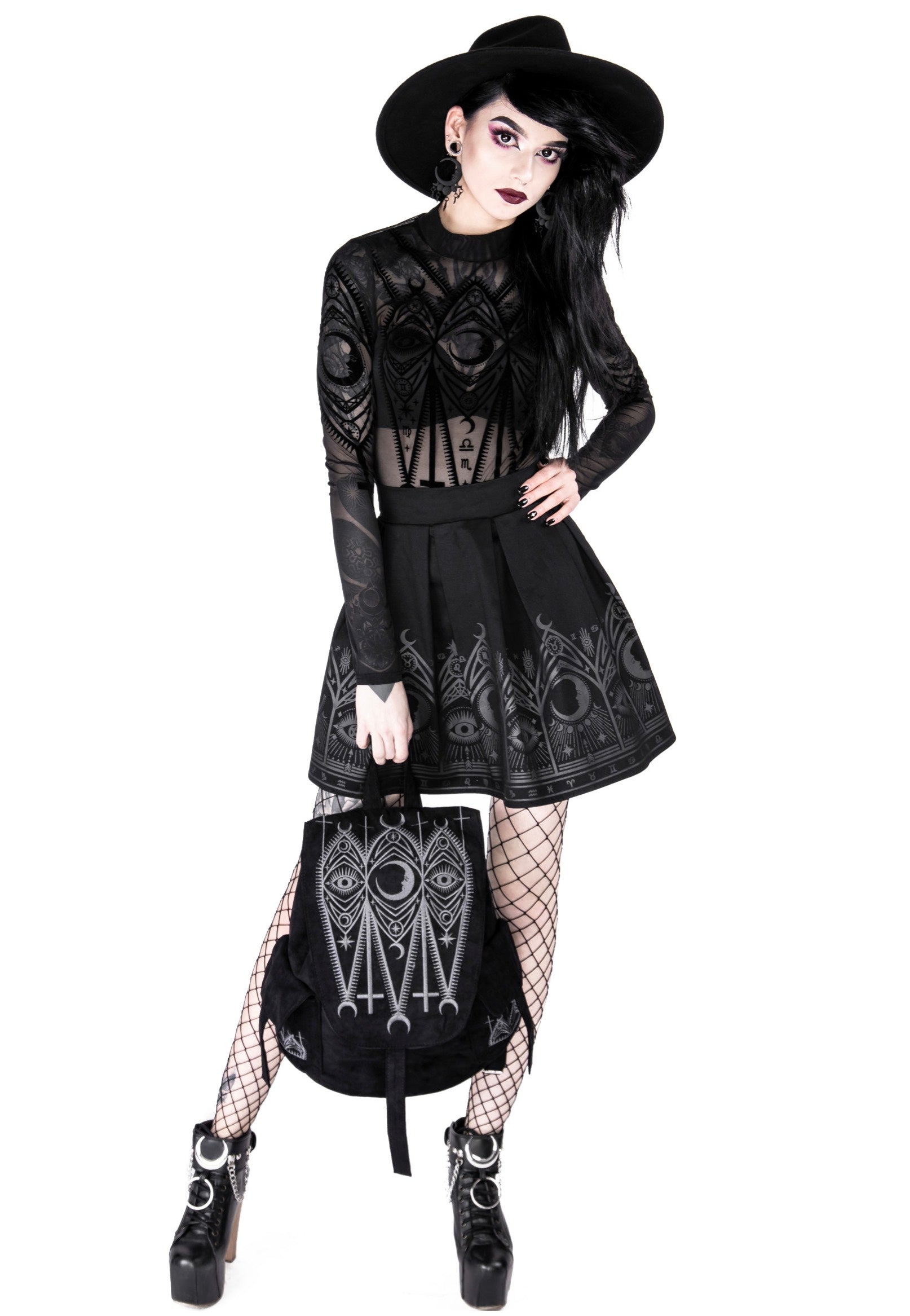 Restyle - Fortune Teller Black - Skirt Pices Cheap Pice