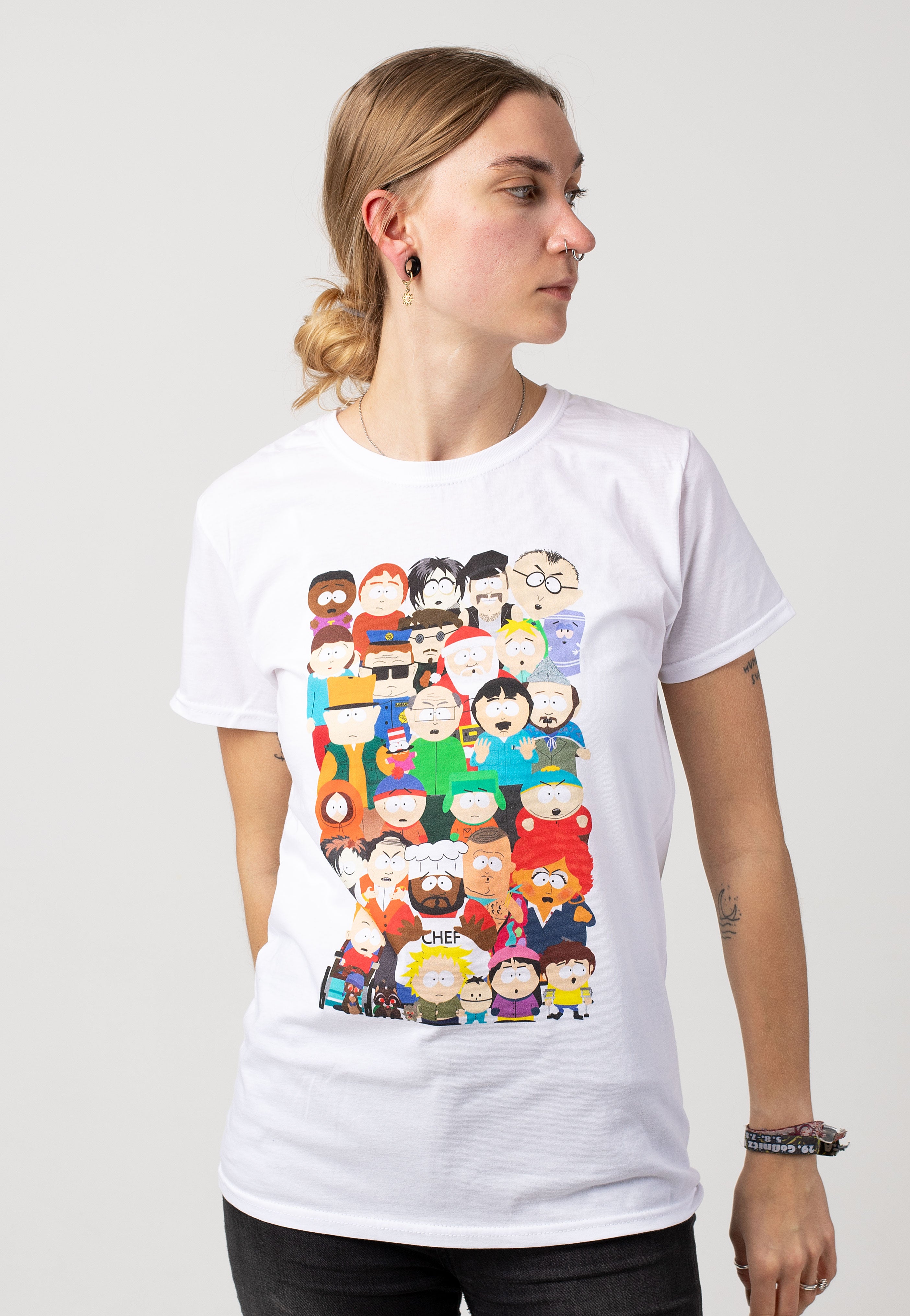 South Park - Town Group White - T-Shirt Free Shipping Finishline