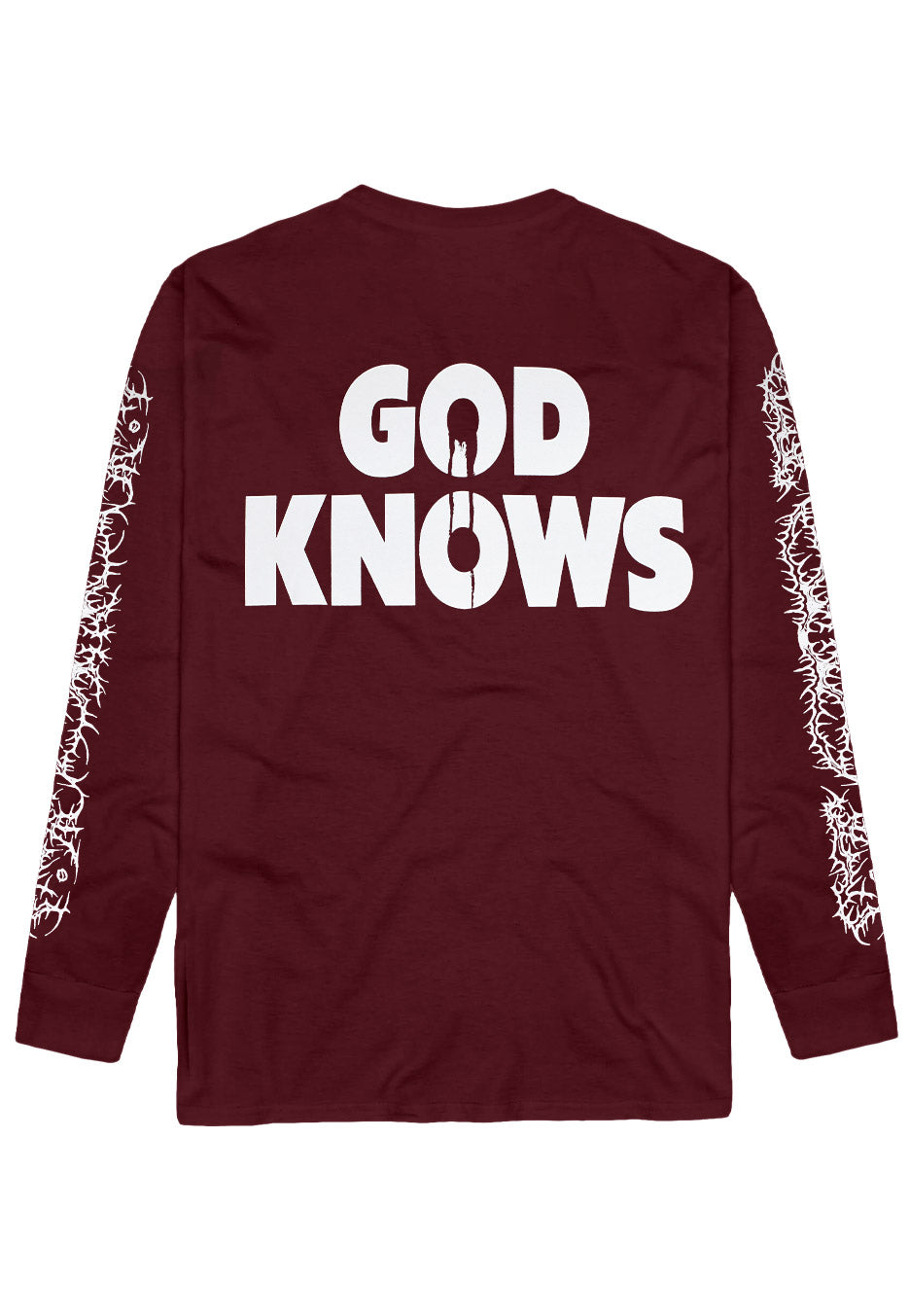 Knocked Loose - God Knows Burgundy - Longsleeve Cheap Sale 100% Original