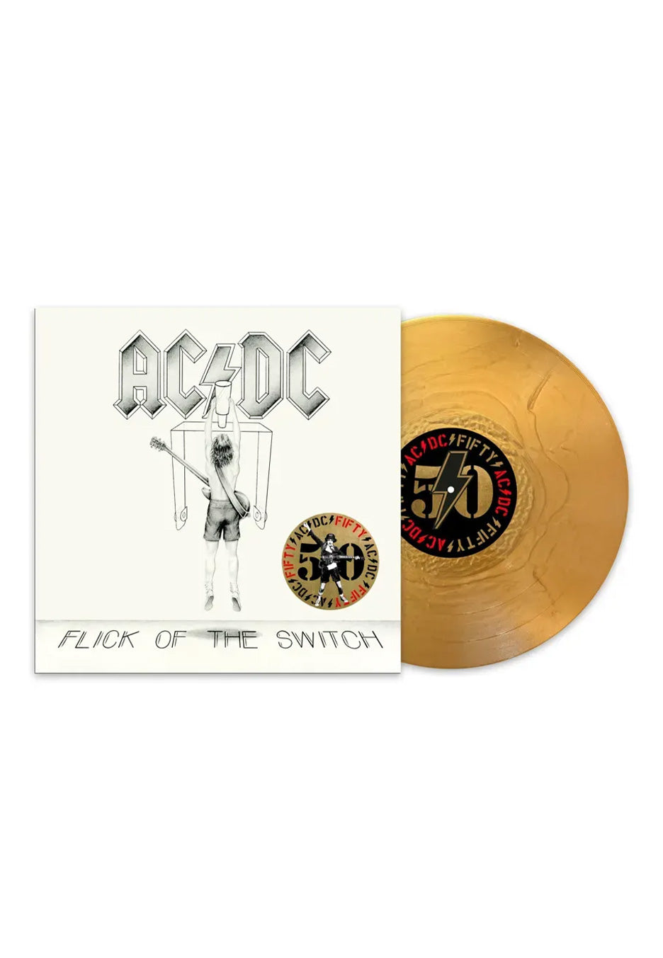 AC/DC - Flick Of The Switch (50th Anniversary) Ltd. Gold - Colored Vinyl Deals Cheap Online