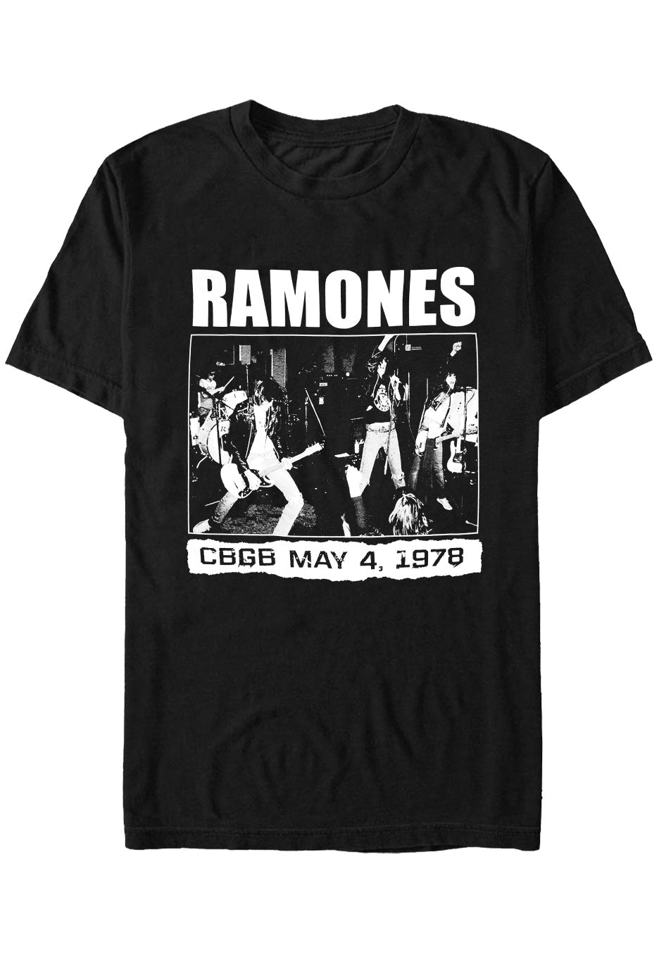 Ramones - CBGB 1978 - T-Shirt Wiki For Sale