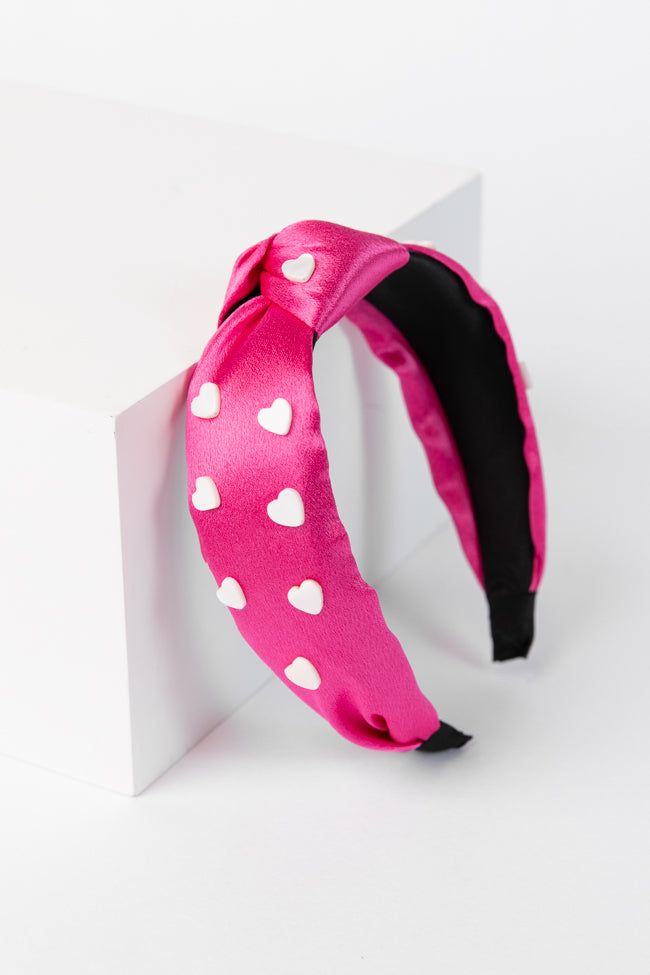 Pink Heart Headband FINAL SALE Discount Get To Buy