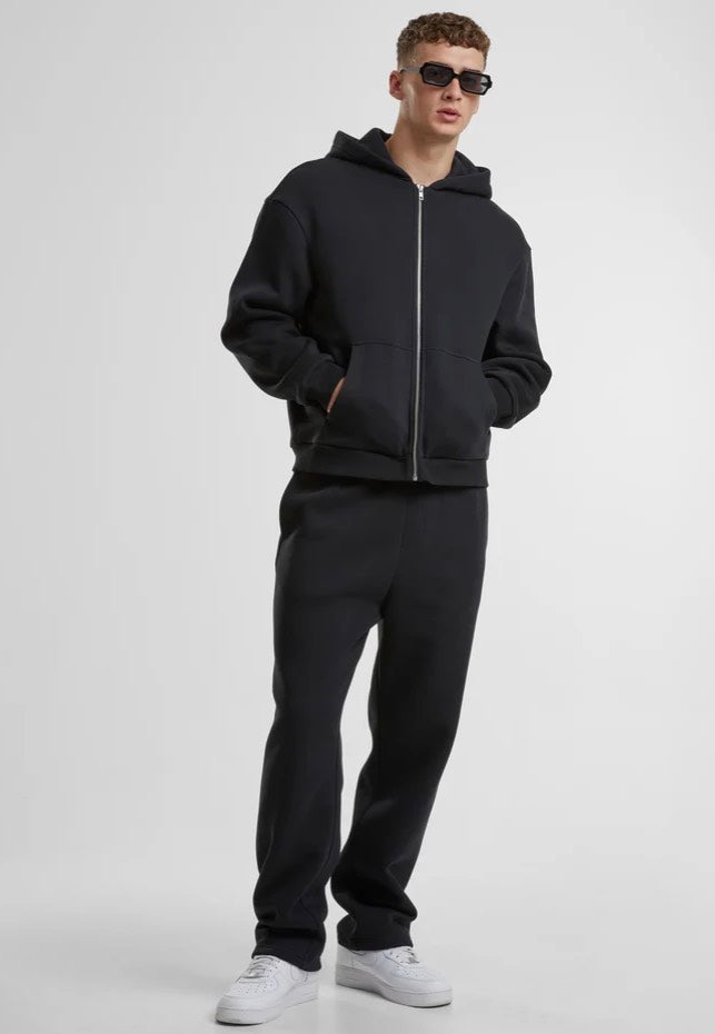 Urban Classics - Fluffy Zip Black - Zipper With Credit Card