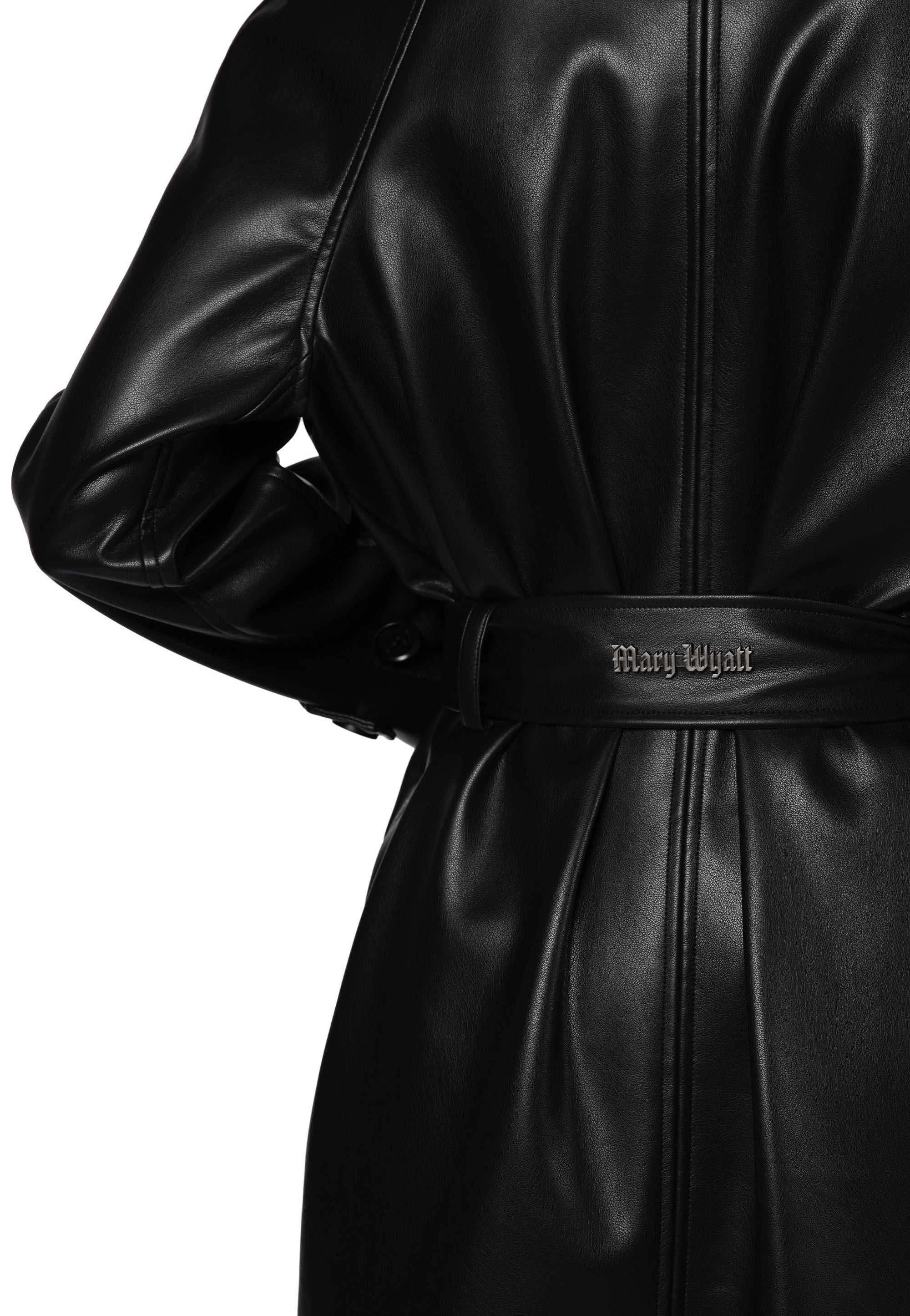 Mary Wyatt - Mara Faux Leather Black - Jacket View Cheap Pice