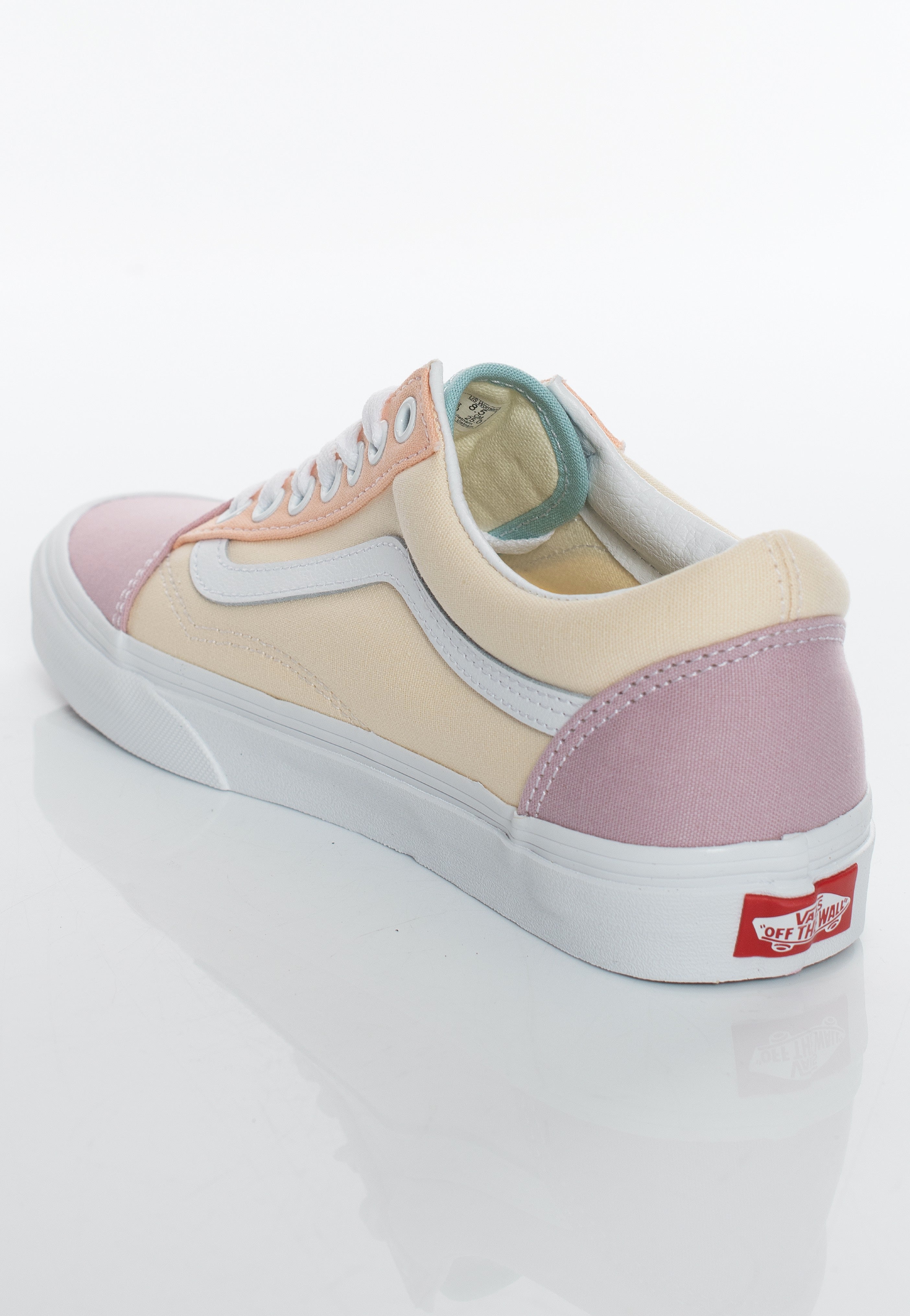 Vans - Old Skool Pastel Block Multi/True White - Girl Shoes Brand New Unisex Cheap Online