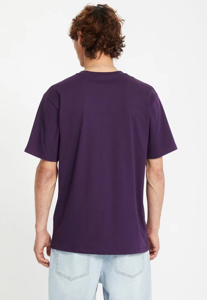 Volcom - Stone Blanks Basic Grape Royale - T-Shirt Outlet Sale Online