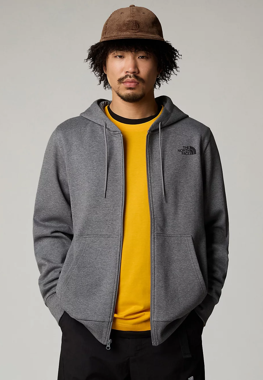 The North Face - Simple Dome Full Zip Tnf Mediumgrey Heather - Zipper Inexpensive Sale Online