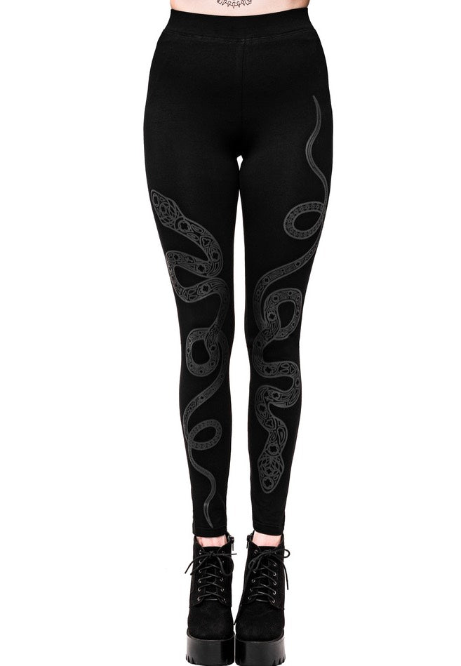 Restyle - Cathedral Snake Black - Leggings Deals Cheap Pice