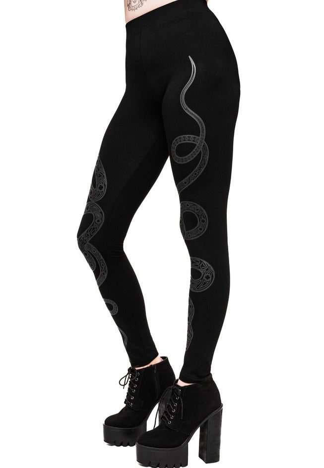 Restyle - Cathedral Snake Black - Leggings Deals Cheap Pice