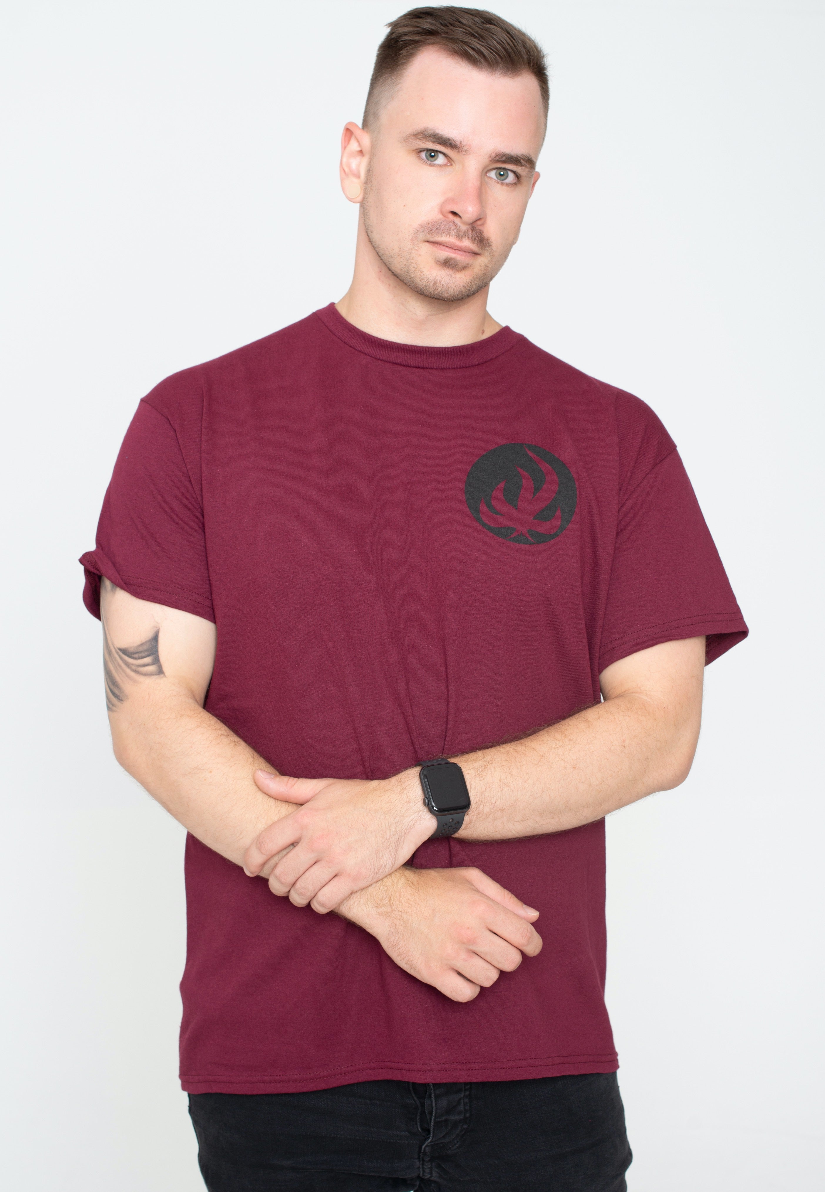 Bury Tomorrow - Black Flame Maroon - T-Shirt Shipping Outlet Store Online