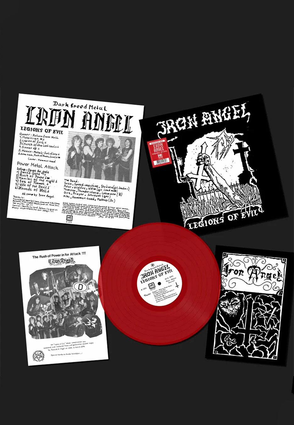 Iron Angel - Legions Of Evil Ltd. Blood Red - Colored Vinyl Discount With Mastercard