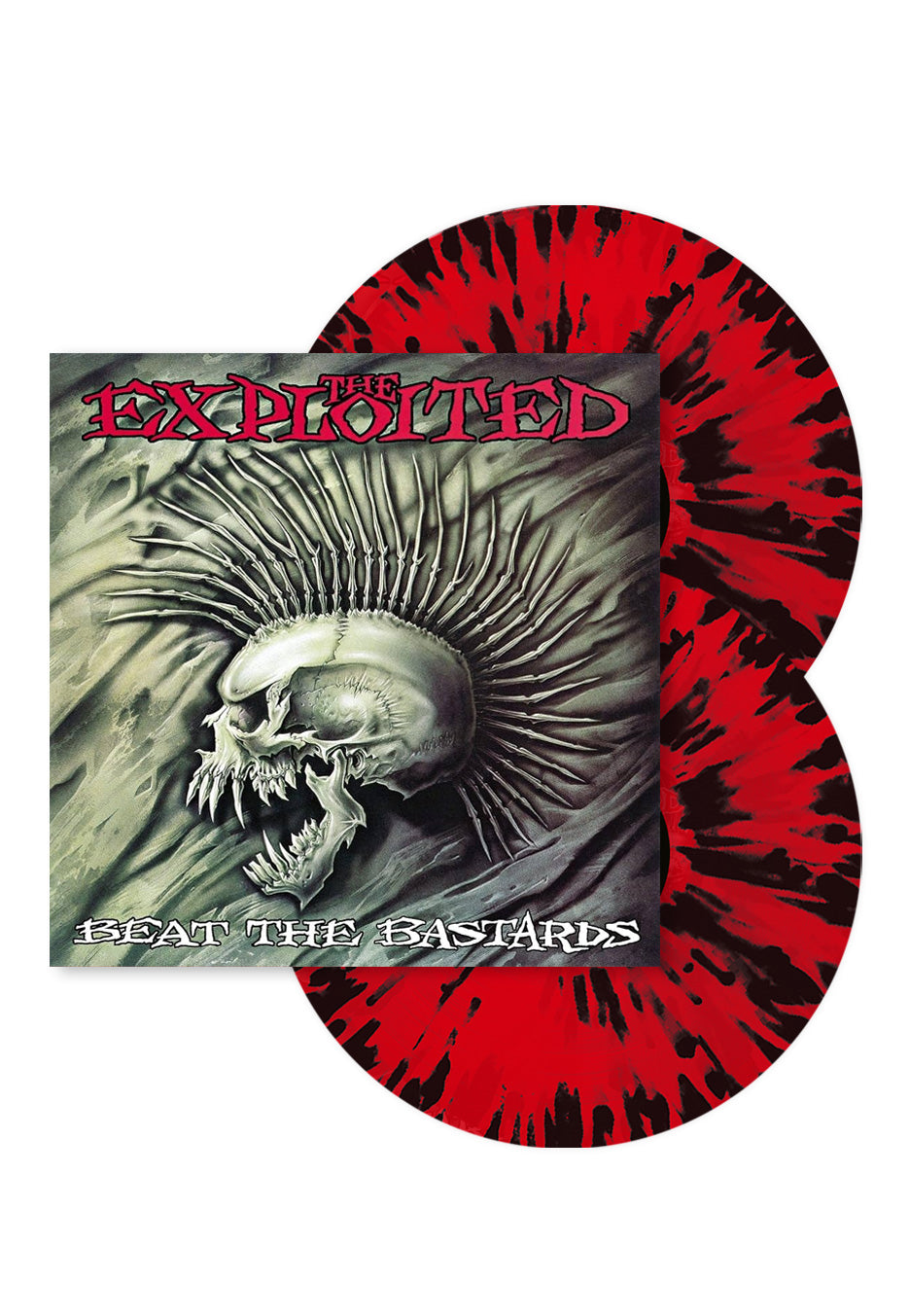 The Exploited - Beat The Bastards Transparent Red/Black Ltd. - Splatter 2 Vinyl Fashion Style Online