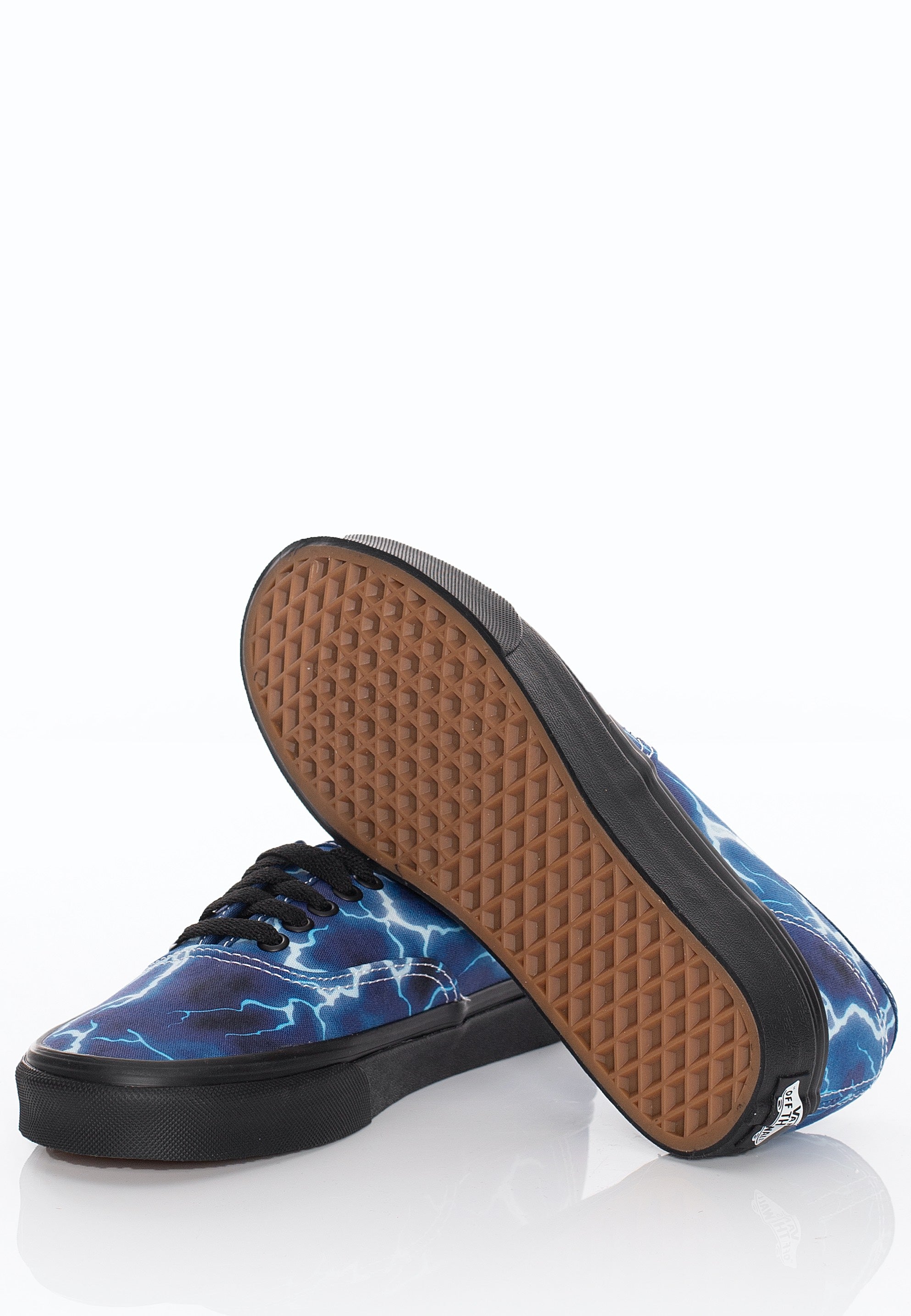 Vans - Authentic Lightning Black/Blue - Shoes Buy Cheap Recommend