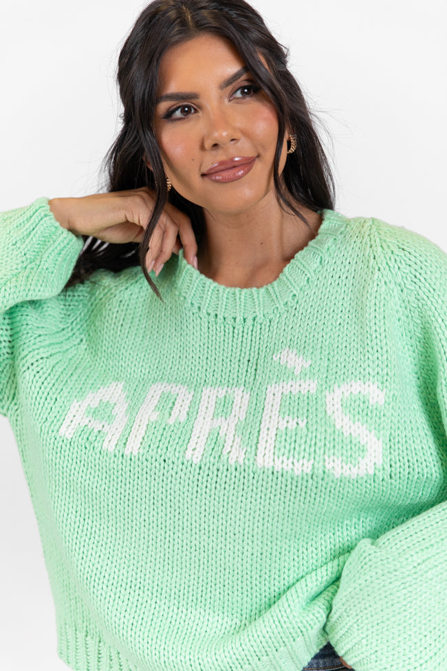 Apres Party Green Sweater SALE Hot Sale Online