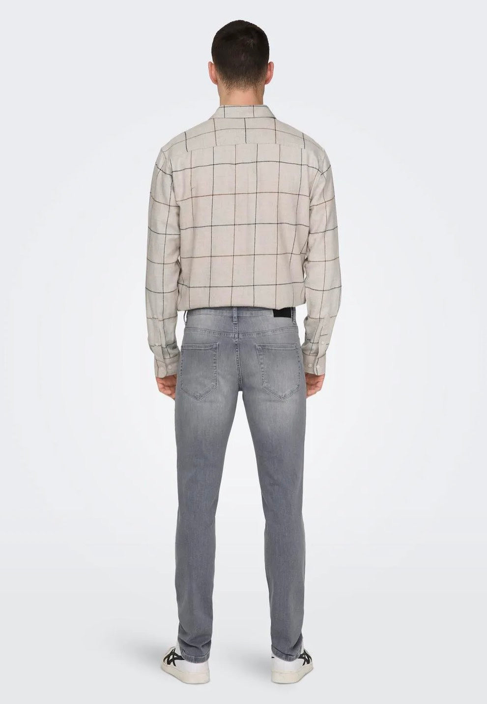 Only & Sons - Loom Slim Light Grey Denim - Jeans Low Pice Fee Shipping Online