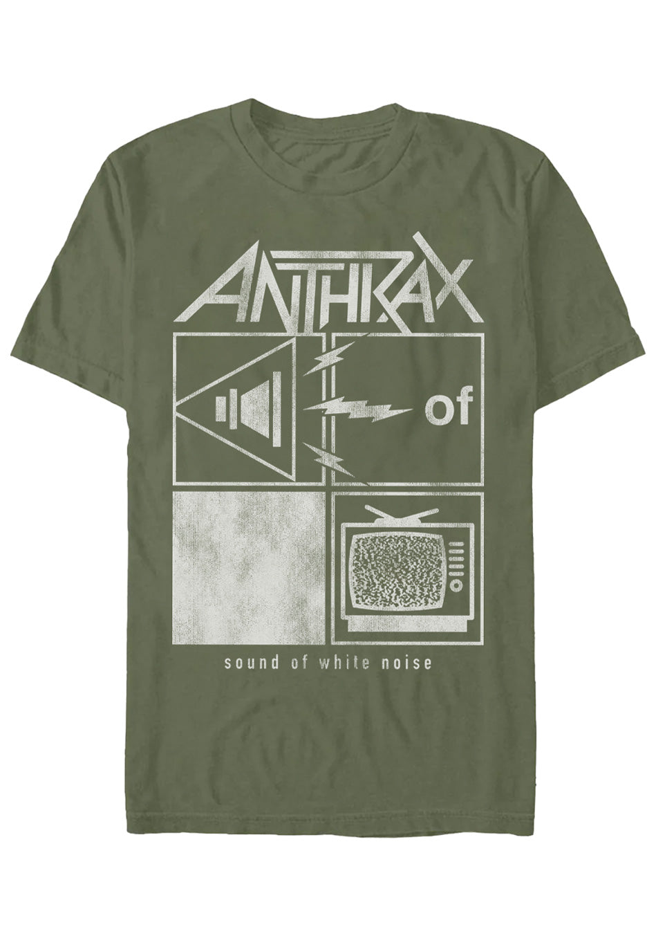 Anthrax - Noise Symbols Military Green - T-Shirt Popular Sale Online