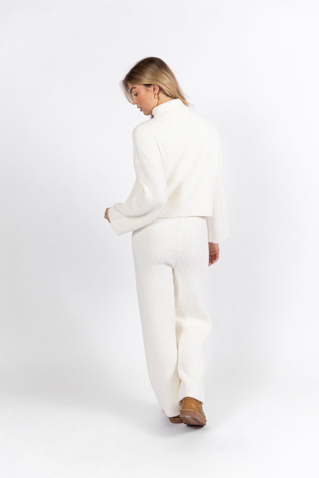 Keep It Comfy Ivory Fuzzy Turtleneck Sweater Set SALE Sale Amazon