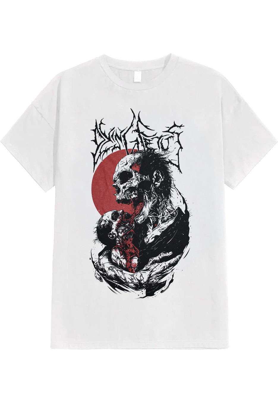 Dying Fetus - Zombie Eater White - T-Shirt Sale For Cheap