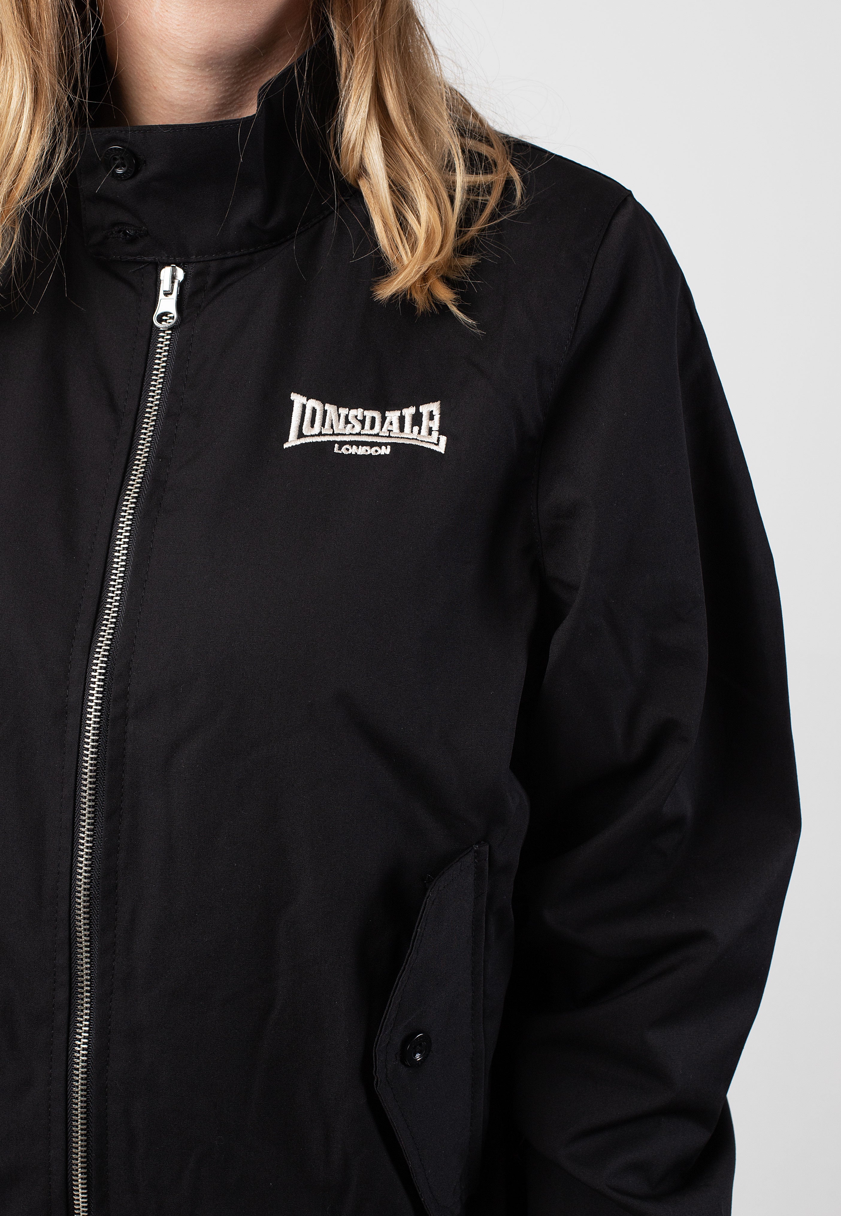 Lonsdale - Rodeen Black/Silver - Jacket Outlet Popular