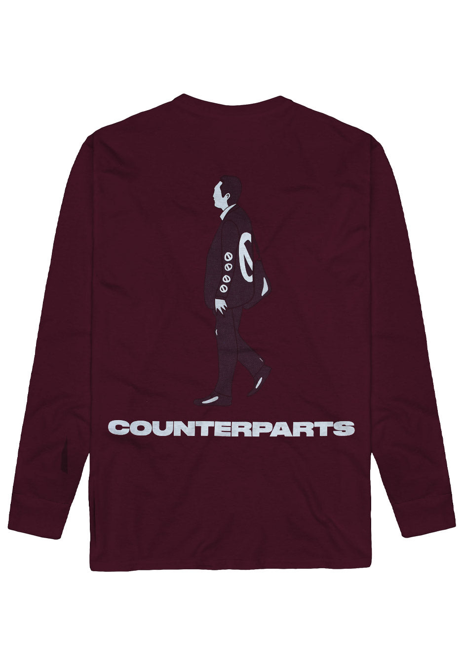 Counterparts - Private Room Maroon - Longsleeve Cheap Sale Huge Surprise