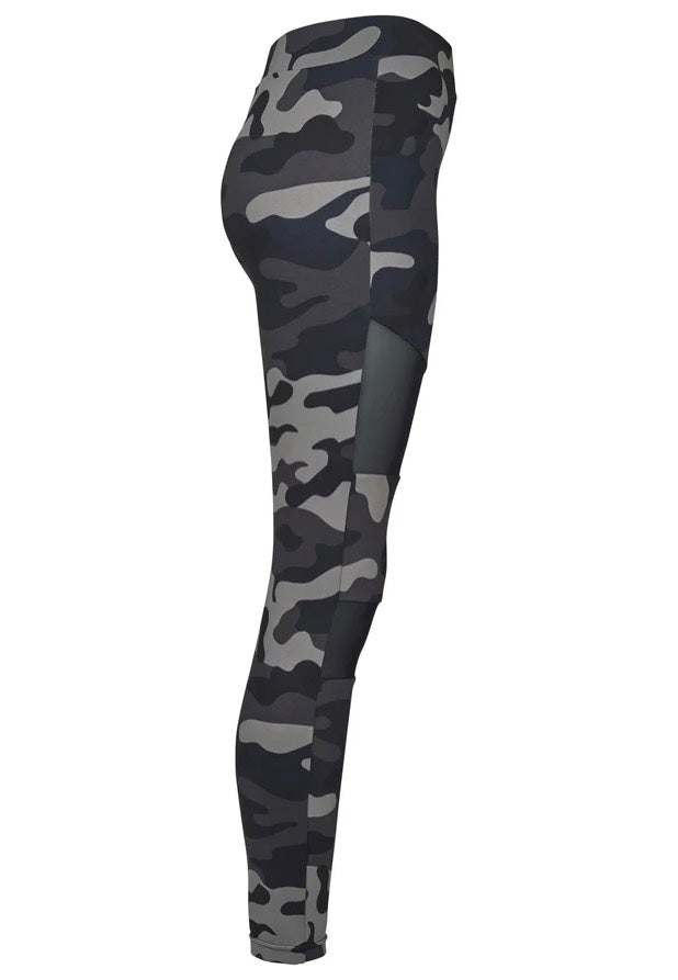 Urban Classics - Ladies Tech Mesh Darkcamo/Black - Leggings Pices Online