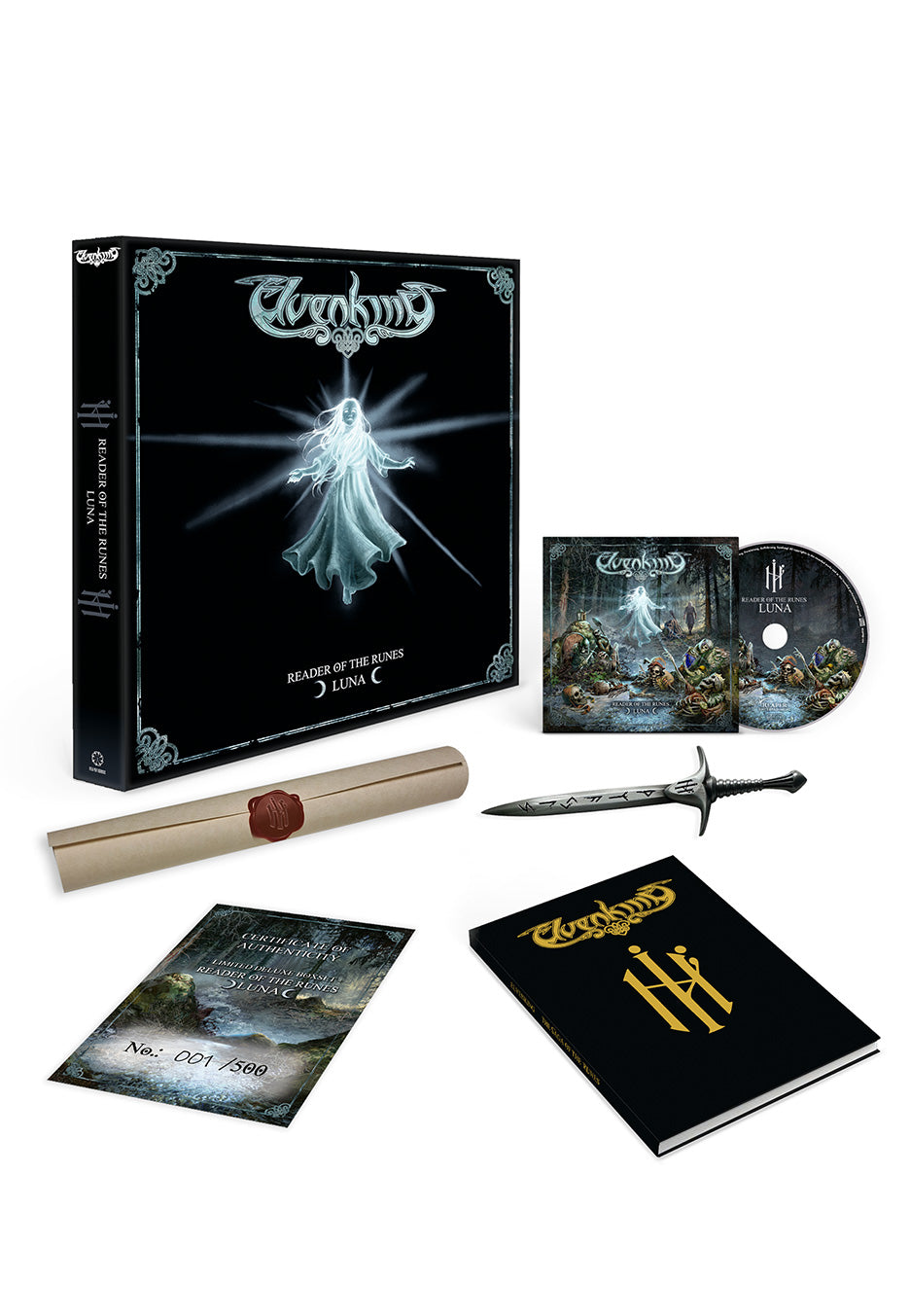 Elvenking - Reader Of The Runes - Luna Ltd. - CD Box Set Newest For Sale