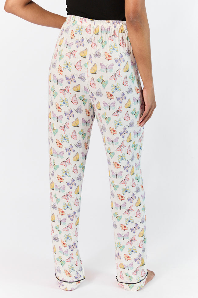 Good To Get Away Butterfly Pajama Pants Buy Cheap Cost