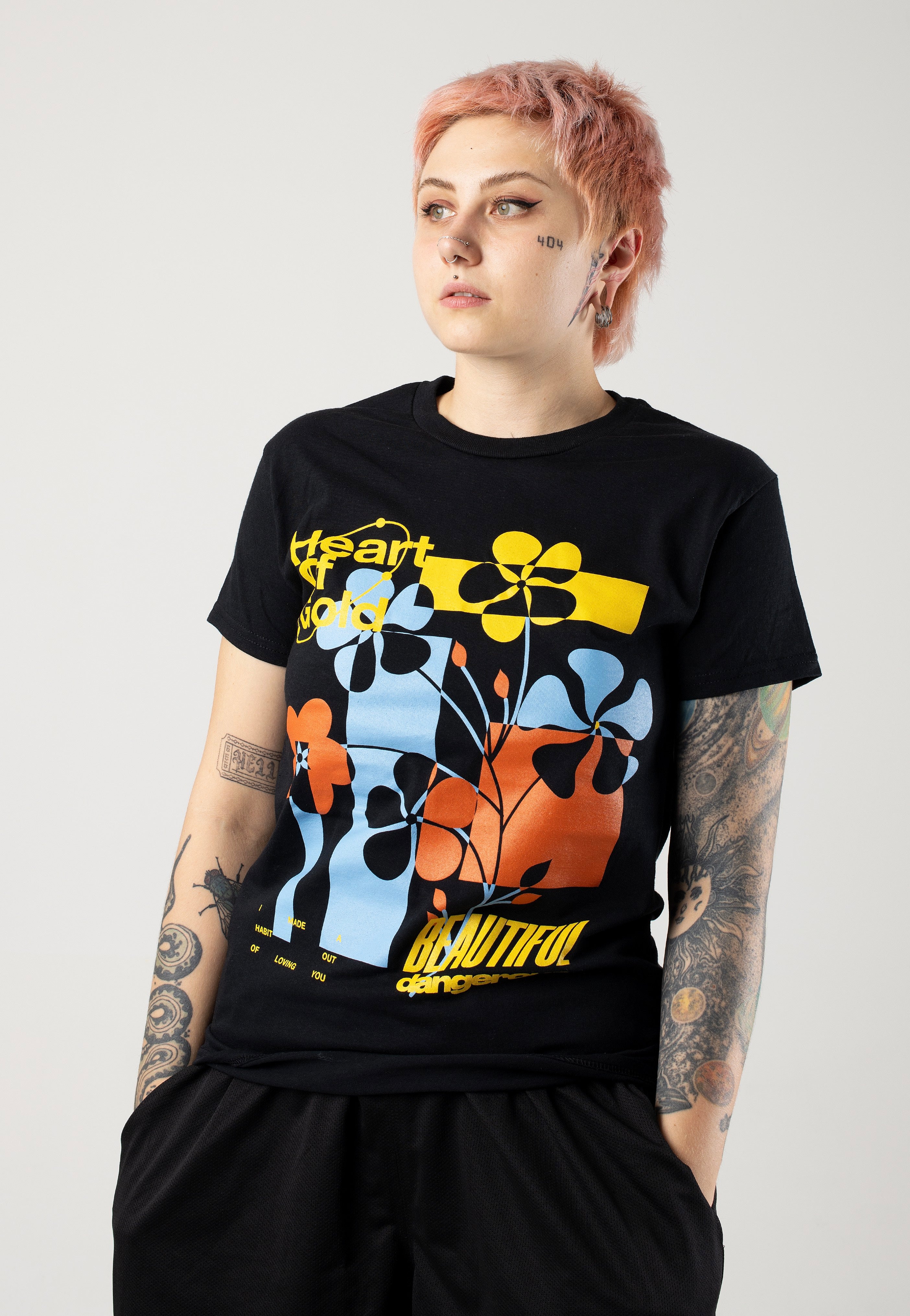 Heart Of Gold - Flowers - T-Shirt Outlet Great Deals