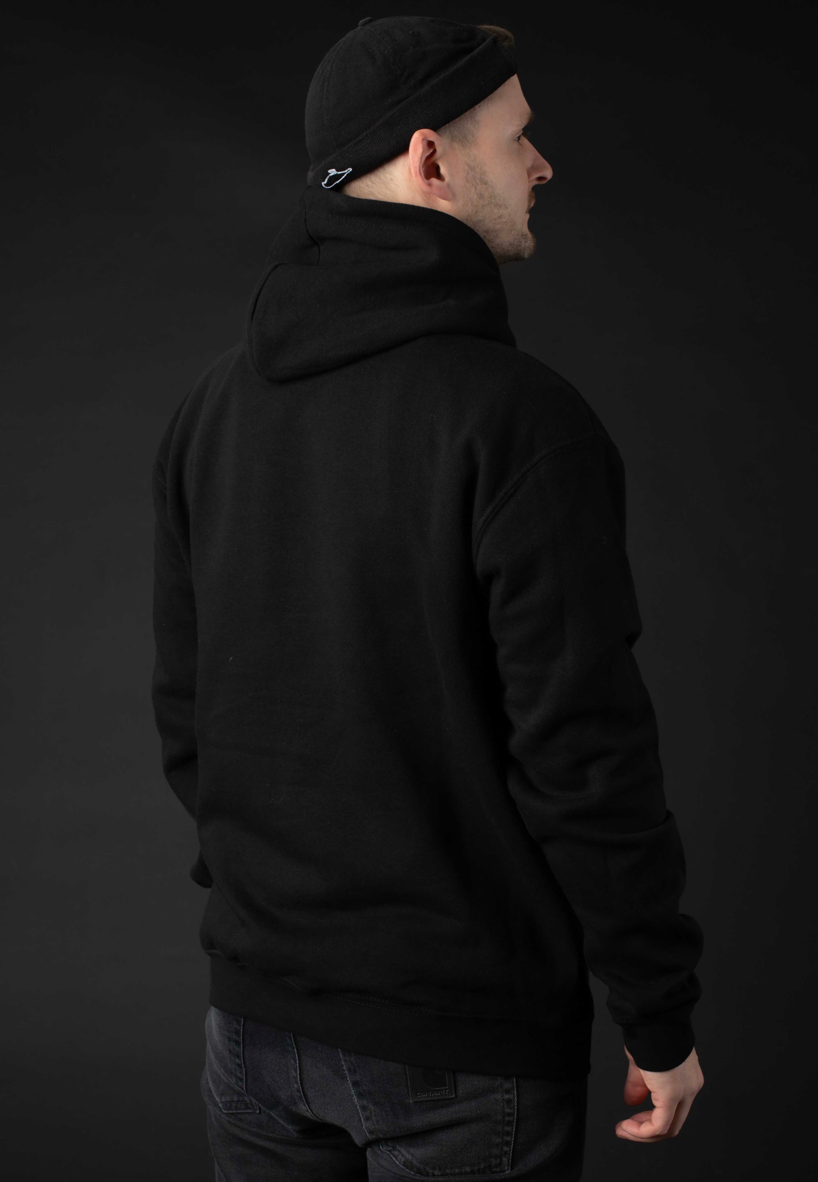 Paleface Swiss - Logo Limited Black On Black - Hoodie Clearance Pre Order