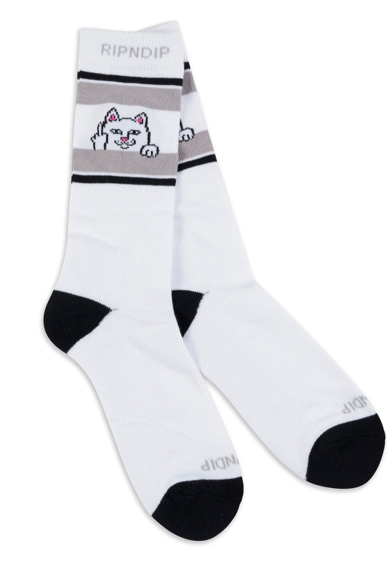 RIPNDIP - Peeking Nermal White - Socks Wholesale Pice Cheap Pice