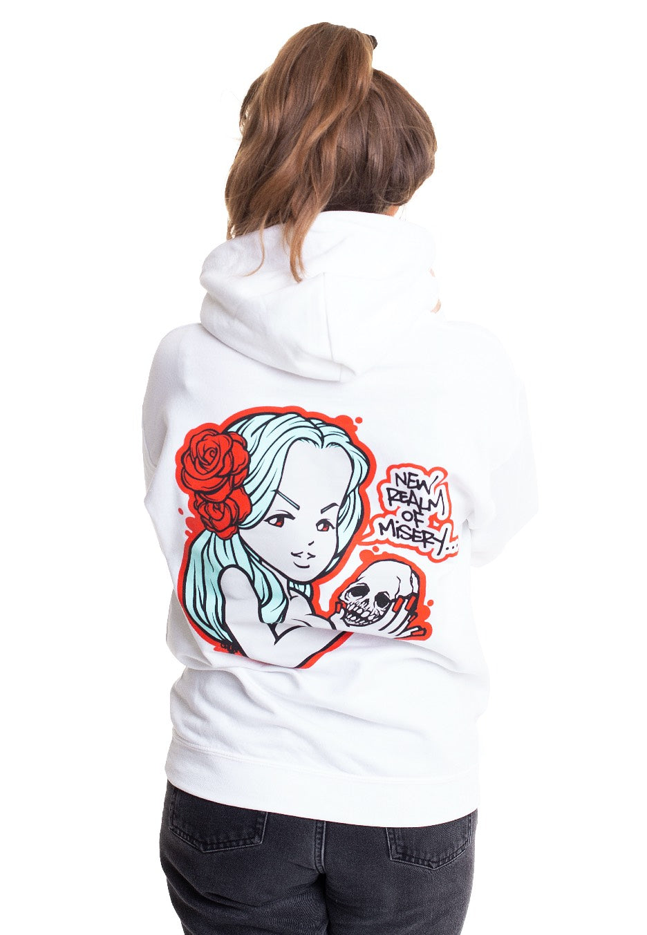 Desolated - Graffiti Girl White - Hoodie New Arrival Cheap Pice