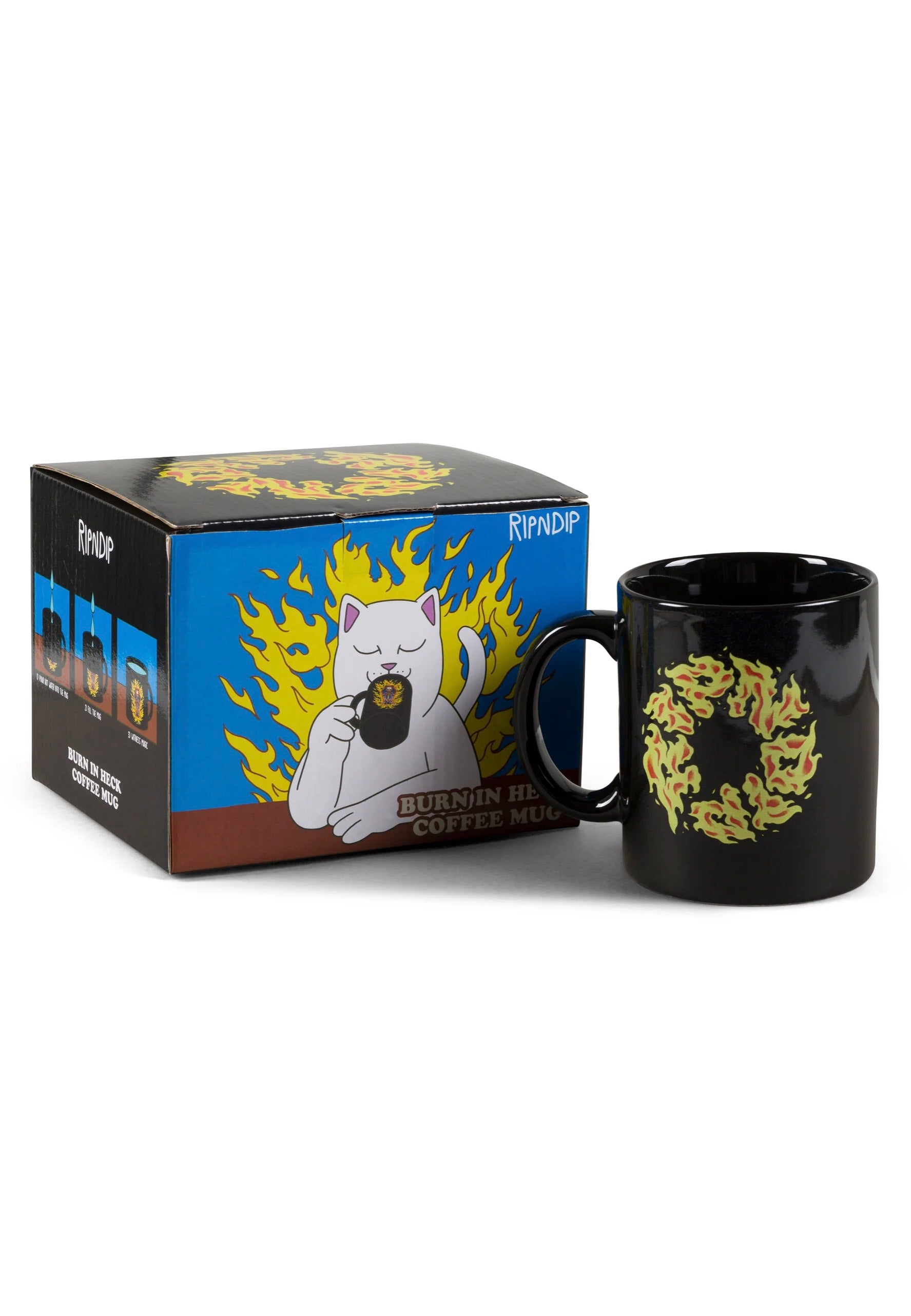 RIPNDIP - Burn In Heck Black - Mug Buy Cheap Release Dates