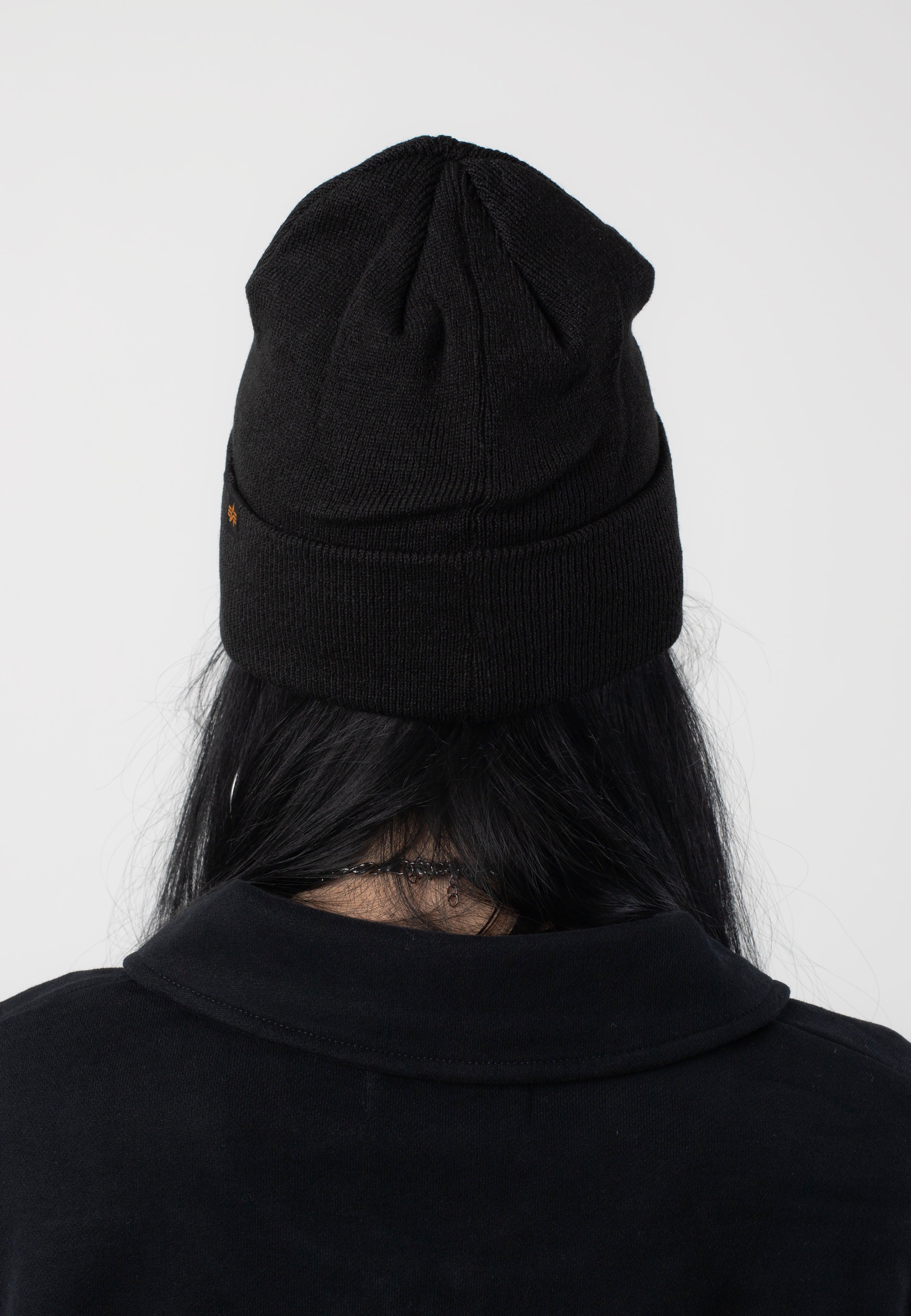 Alpha Industries - 3D Black - Beanie 100% Original Cheap Pice