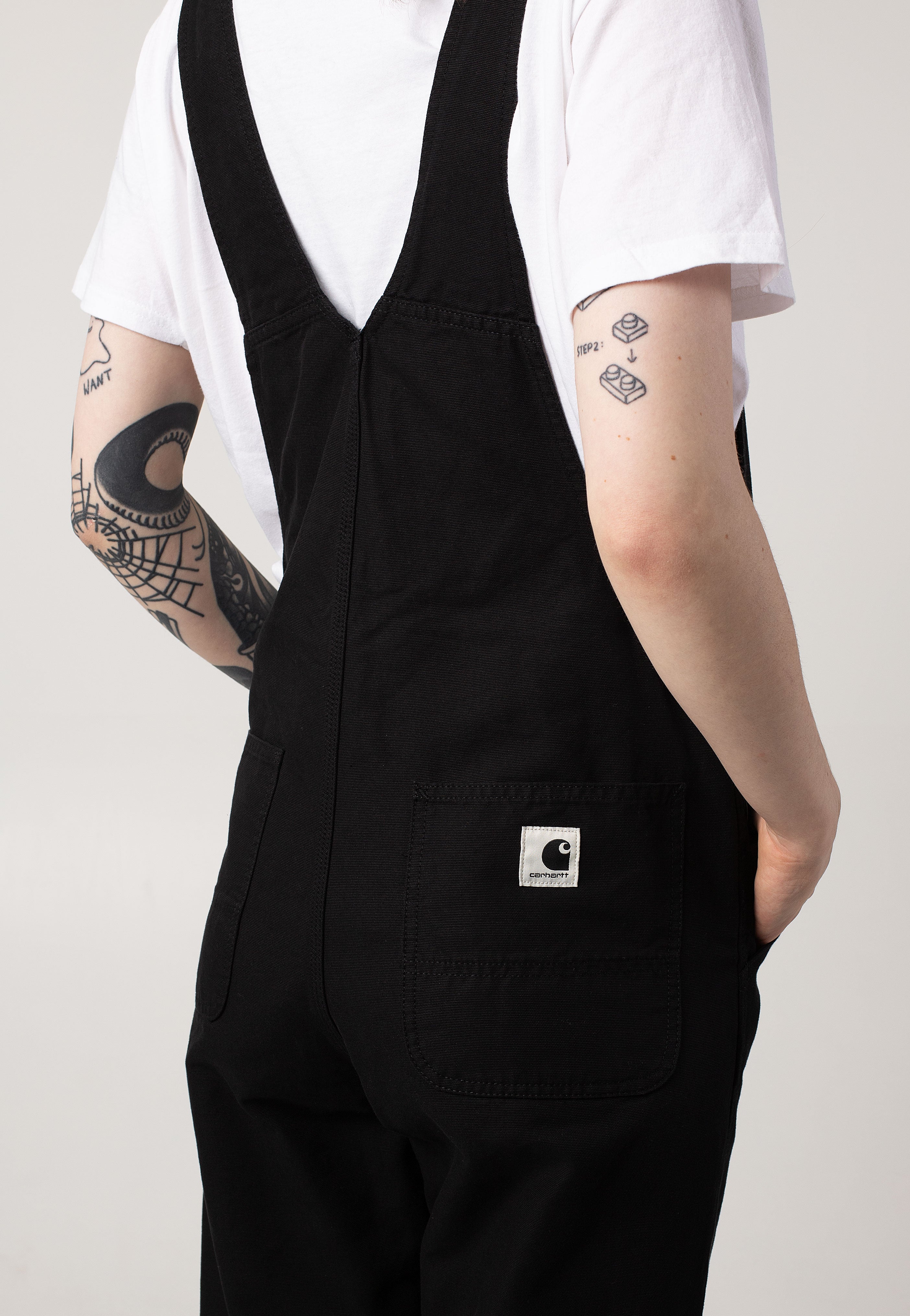 Carhartt WIP - W' Bib Overall Straight Rinsed Black - Pants