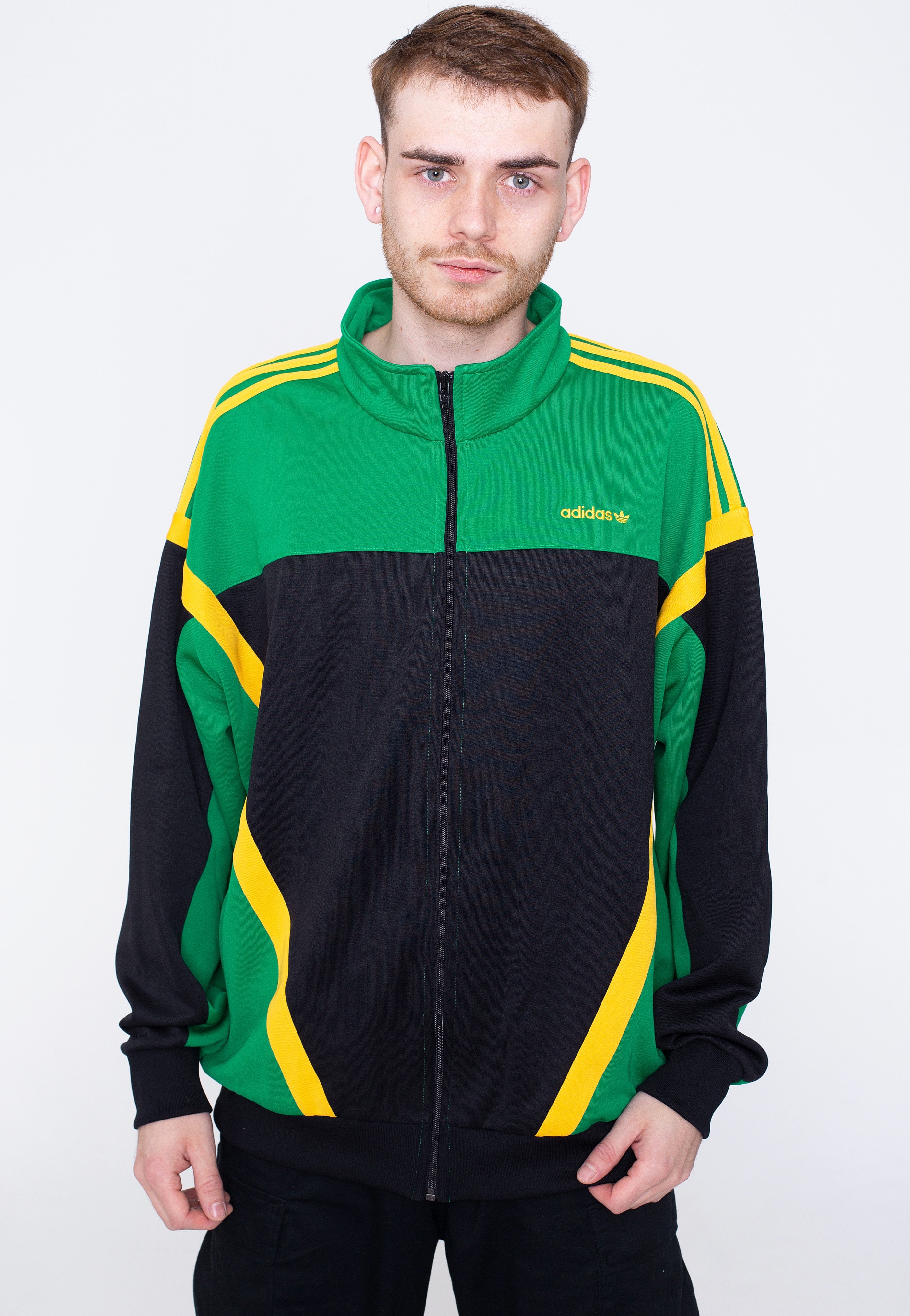 Adidas - Classics TT Black/Green - Track Jacket Affordable Sale Online