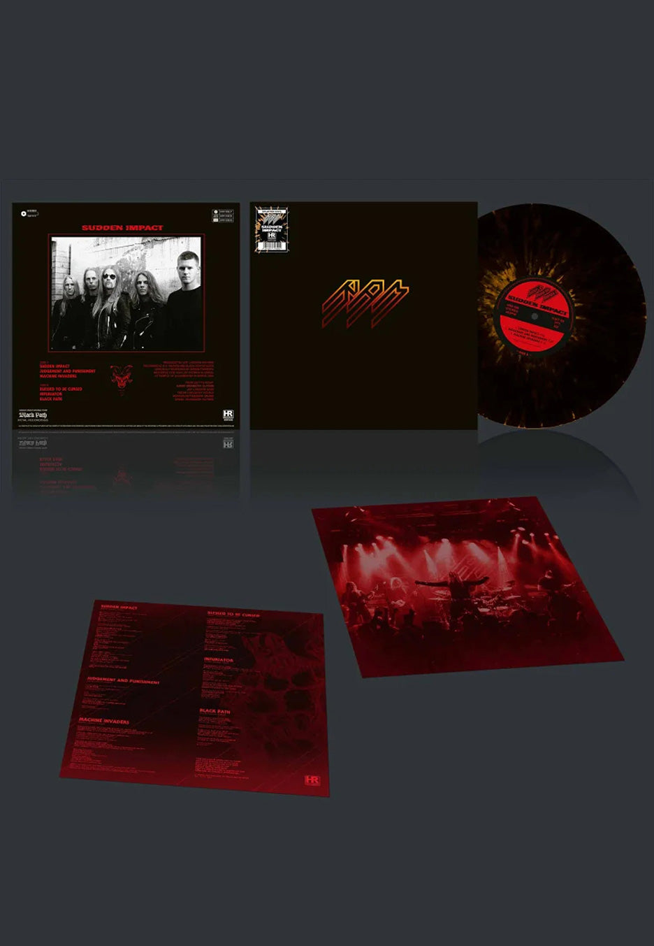 Ram - Sudden Impact Ltd. Black/Orange - Splatter Vinyl Sale Comfortable