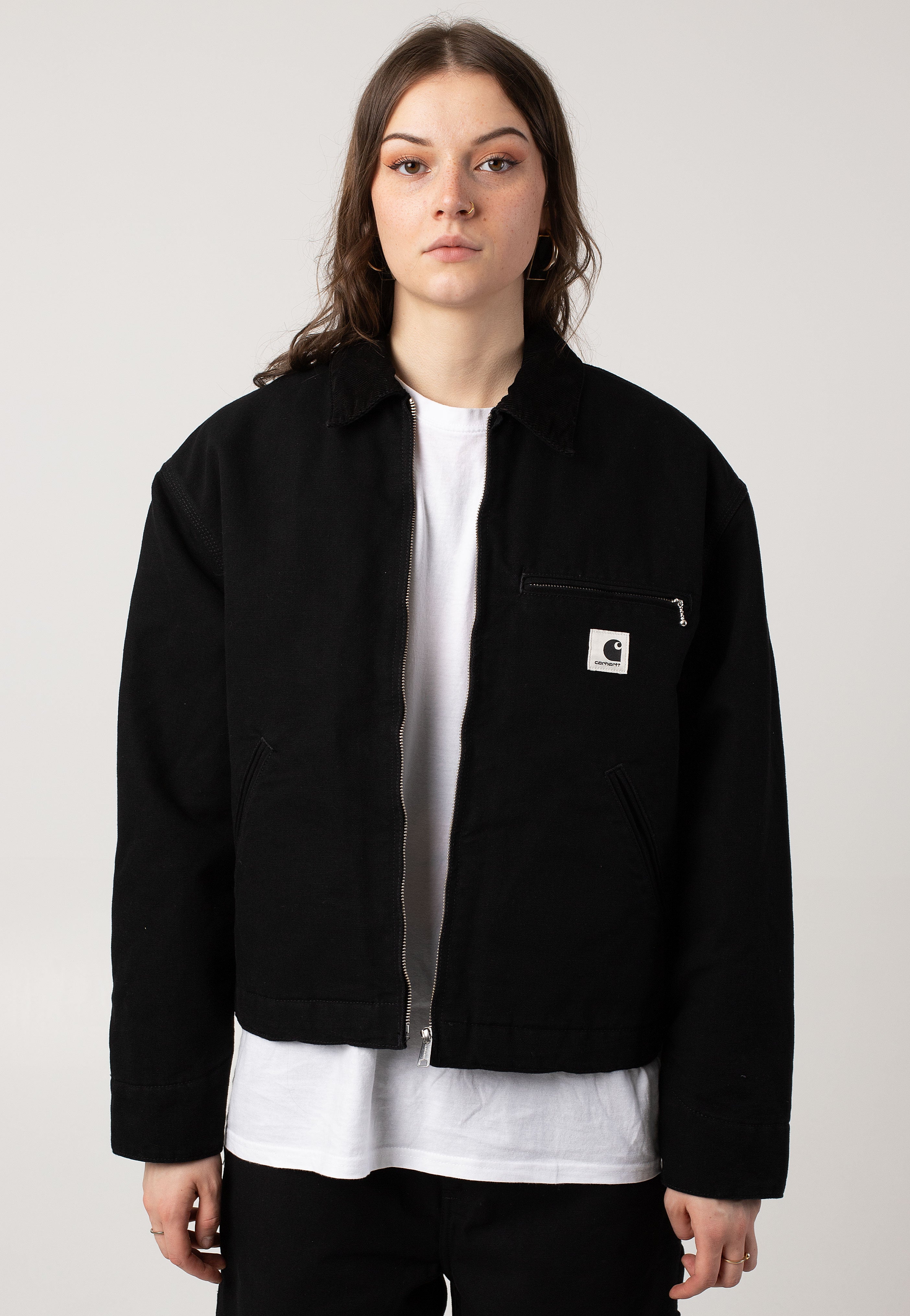 Carhartt WIP - W' Og Detroit Rinsed Black/Black - Jacket