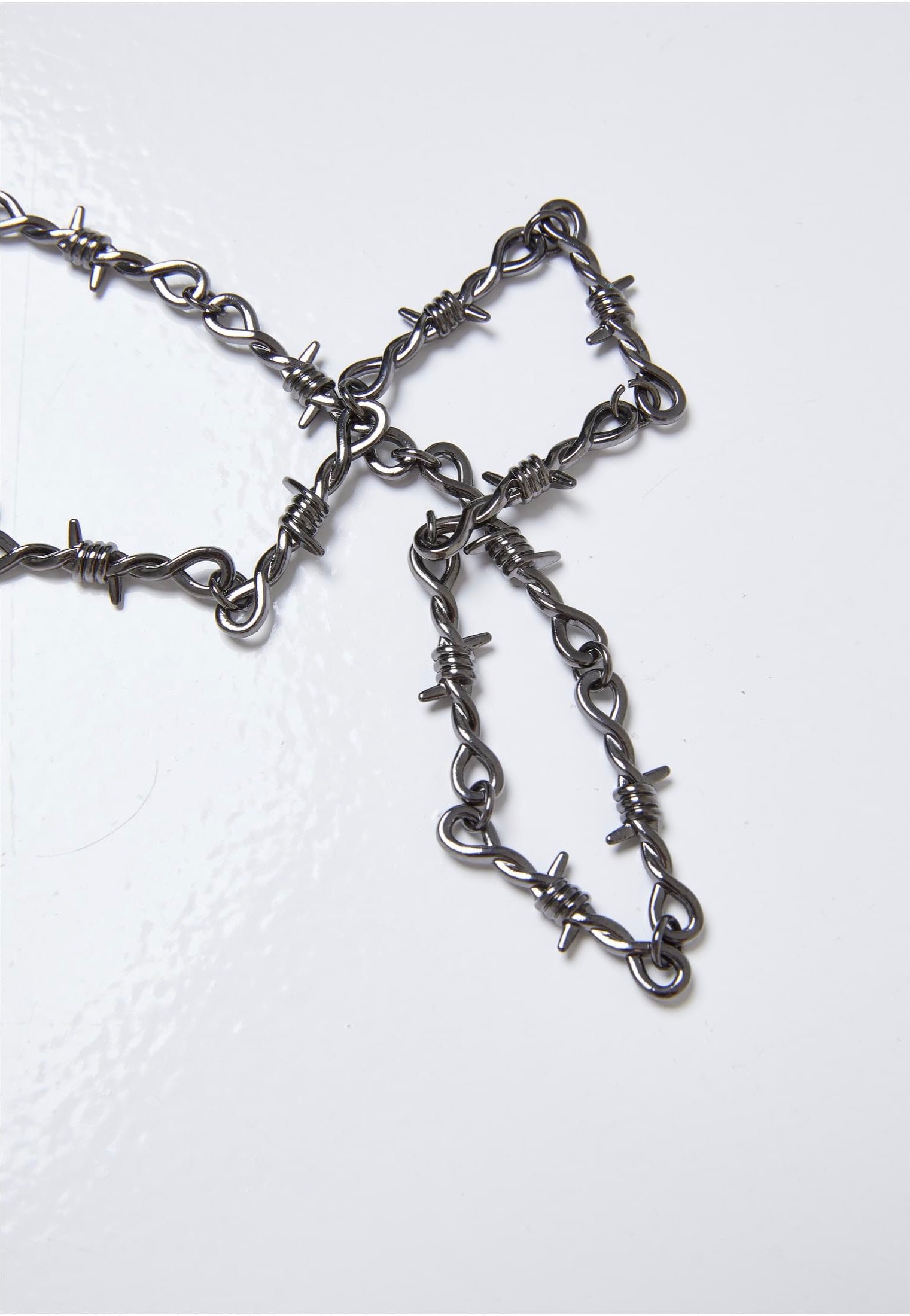 Urban Classics - Barbed Wire Gunmetal - Necklace Outlet Hot Sale