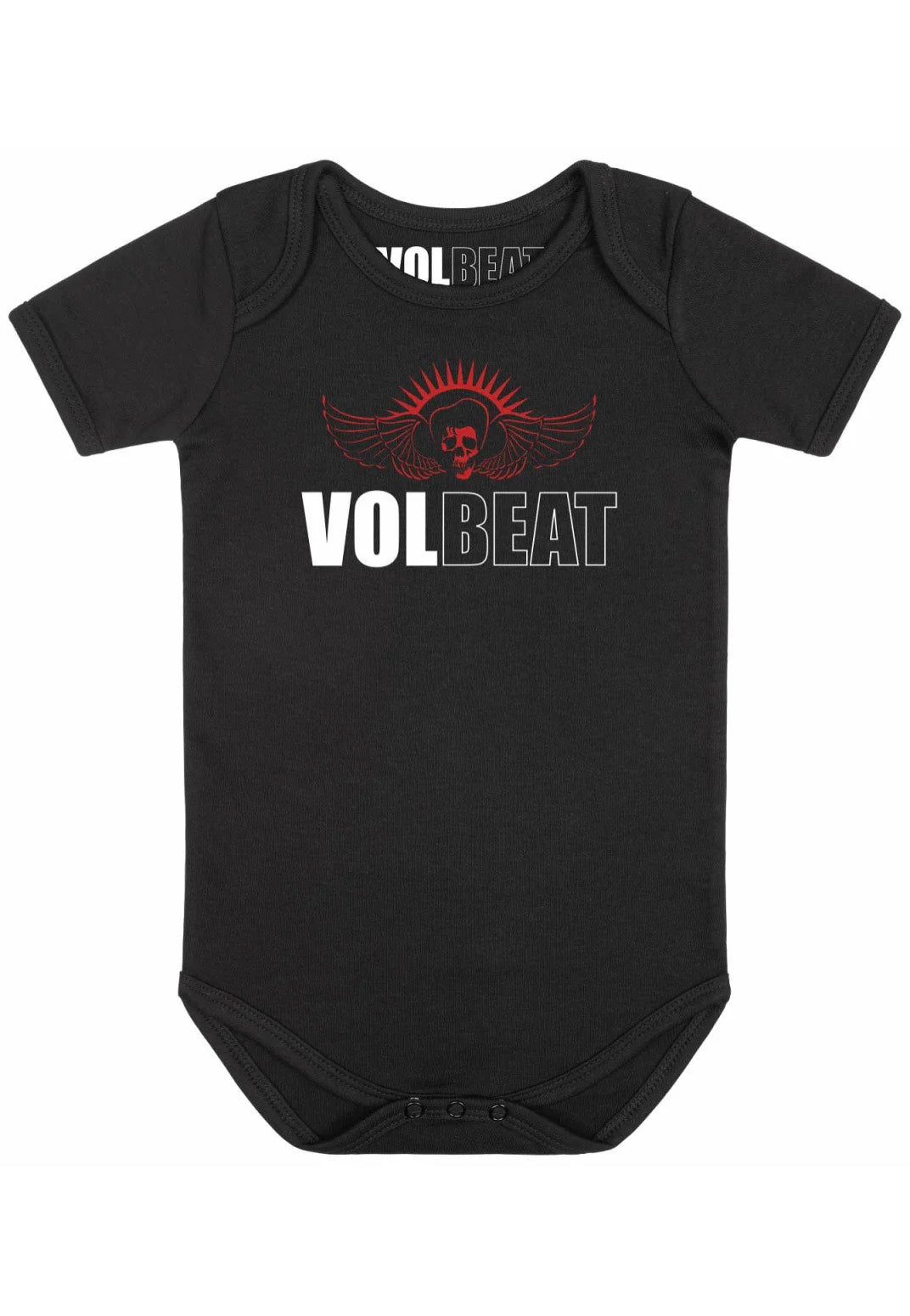 Volbeat - Skullwing Babygrow - Bodysuit Largest Supplier For Sale